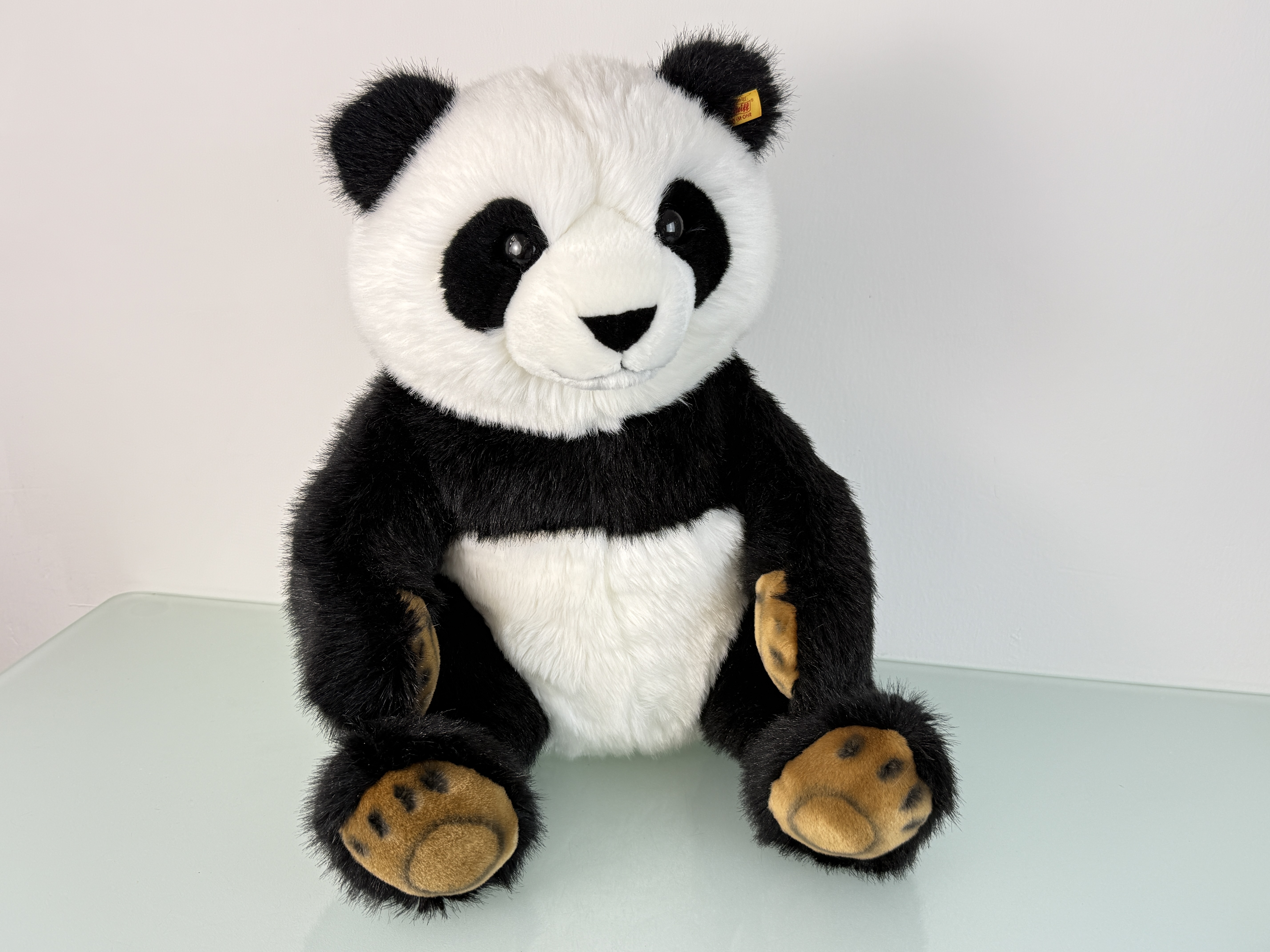 Steiff Tier 075780 Panda Teddy Bär 48 cm. Top Zustand 