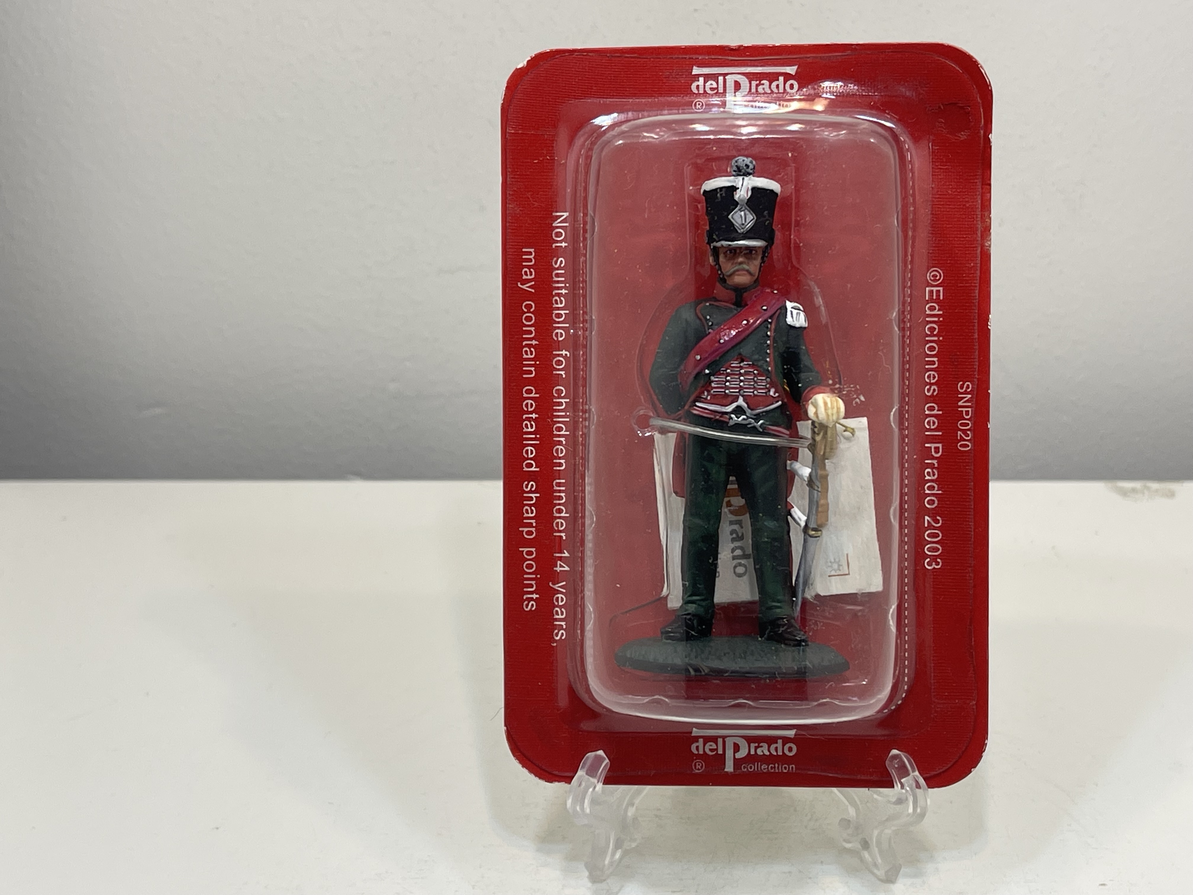 del Prado Zinnfigur Soldat ca. 8 cm . OVP Ungeöffnet