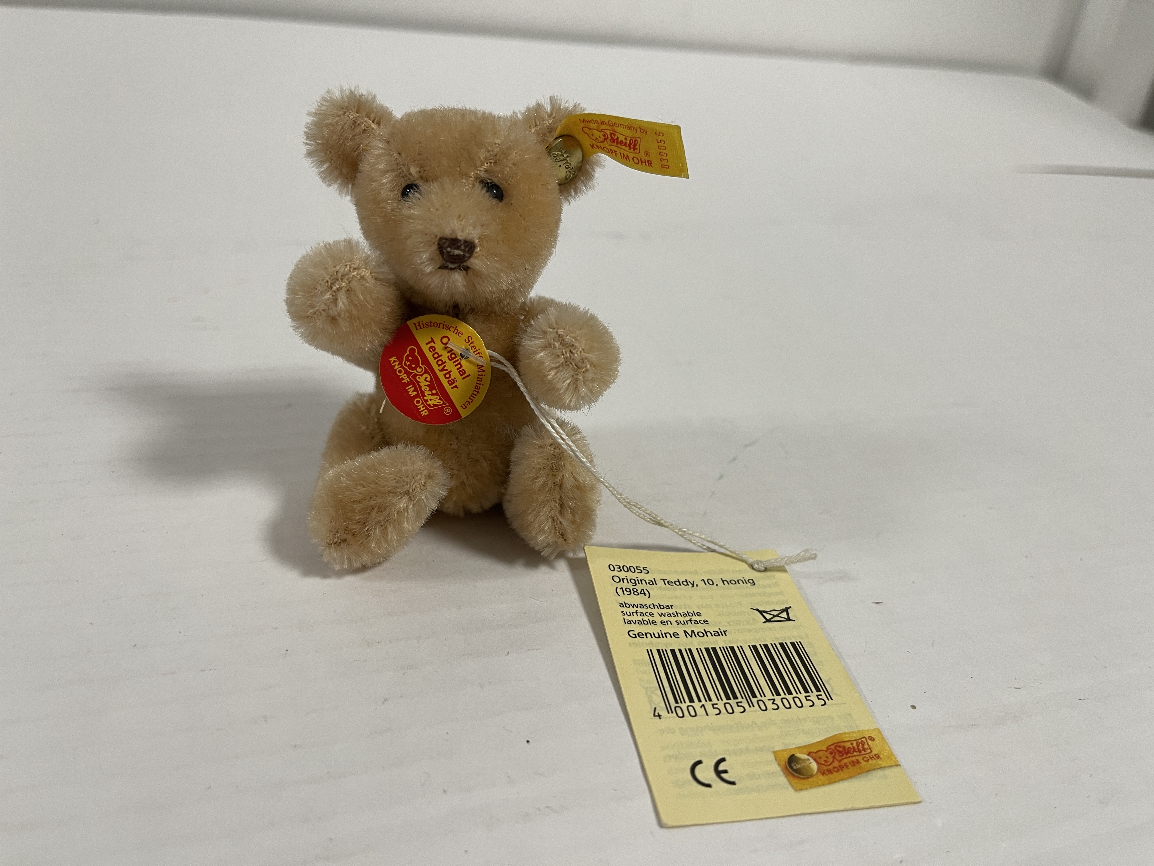 Steiff Tier 030055 Teddy Bär 10 cm - Top Zustand   