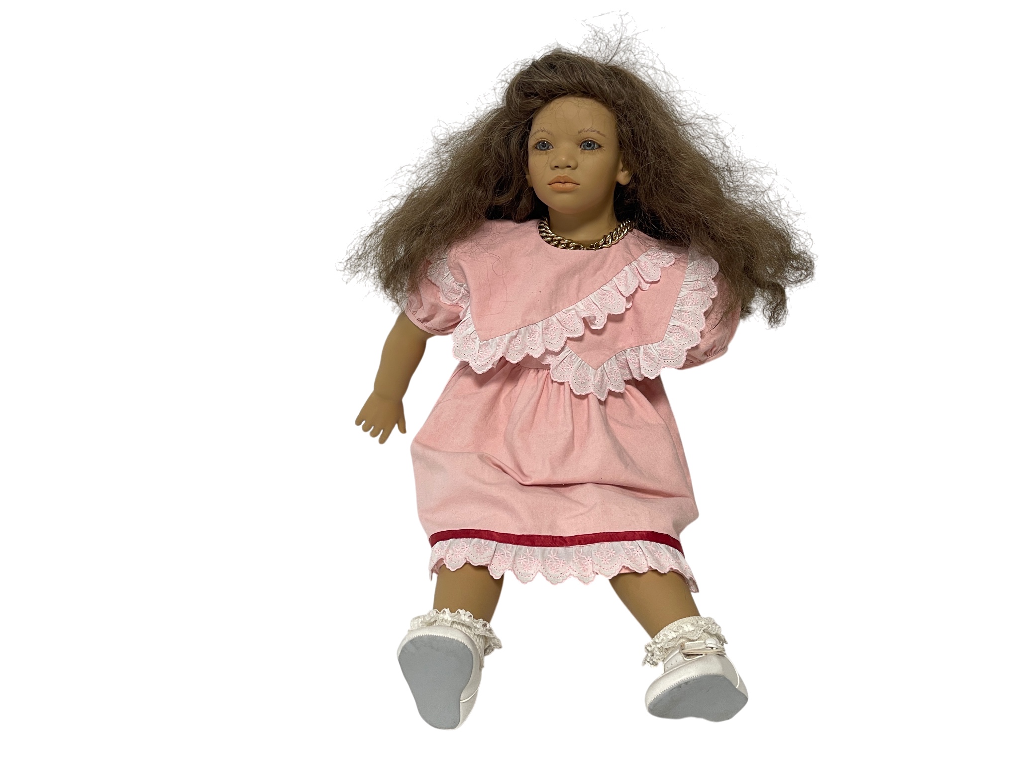 Annette Himstedt Puppe Lona 72 cm. Top Zustand. Arm fehlt 