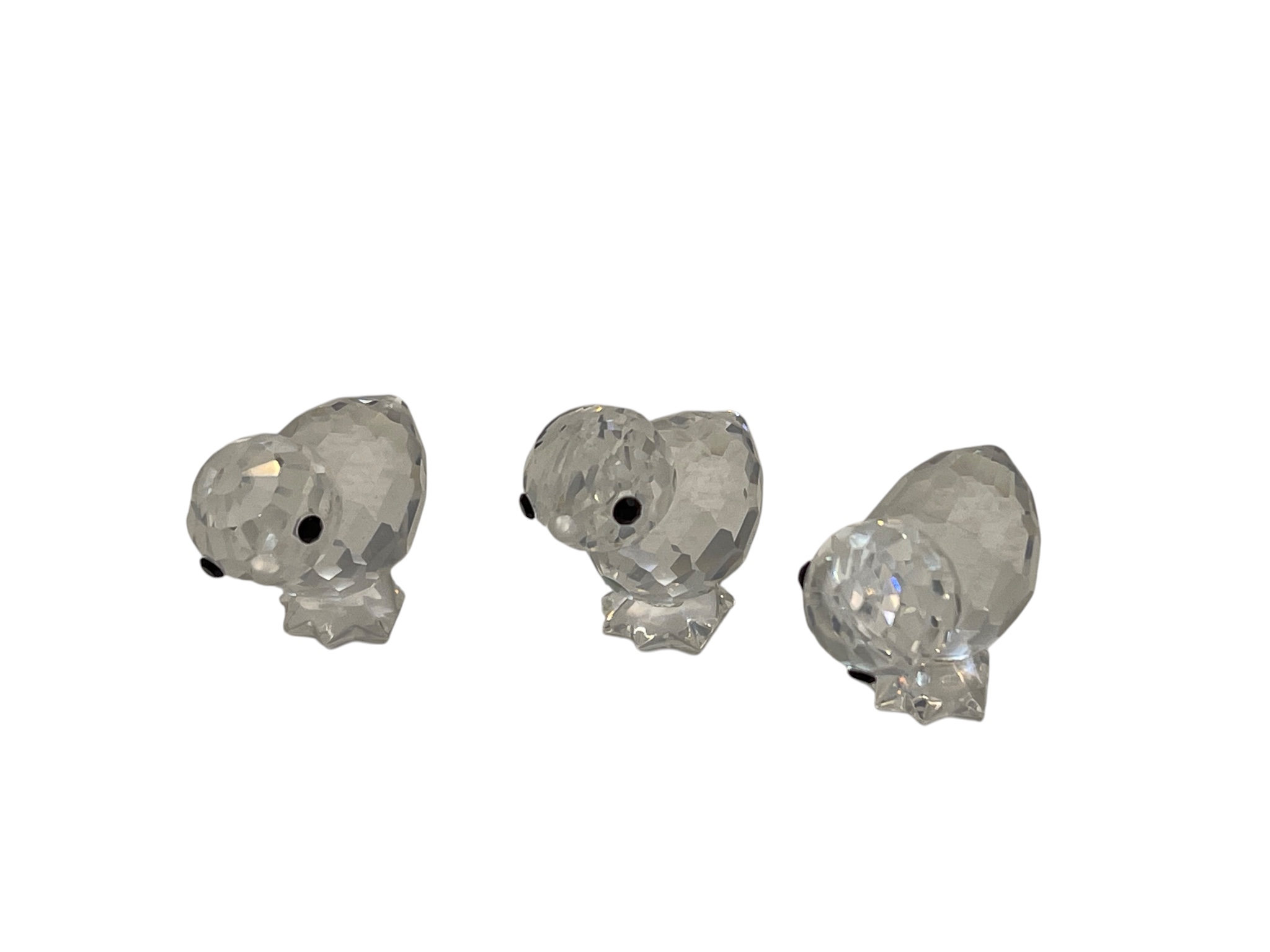 Swarovski 014824 Figuren 3 Küken je 2 cm. Top Zustand. 
