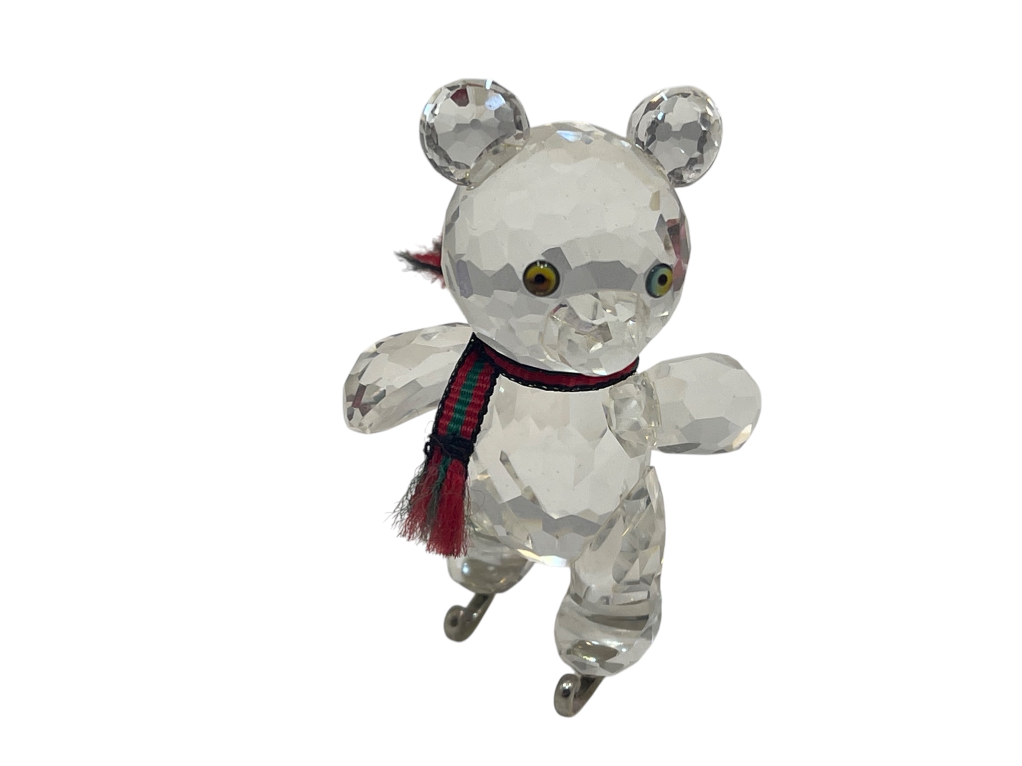 Swarovski Figur 193001 Kris Bär auf Schlittschuhe 5 cm. Top Zustand   