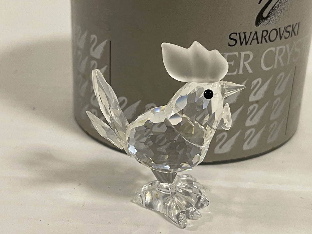Swarovski Figur 014497 Hahn 5 cm. Ovp & Zertifikat. Top Zustand 