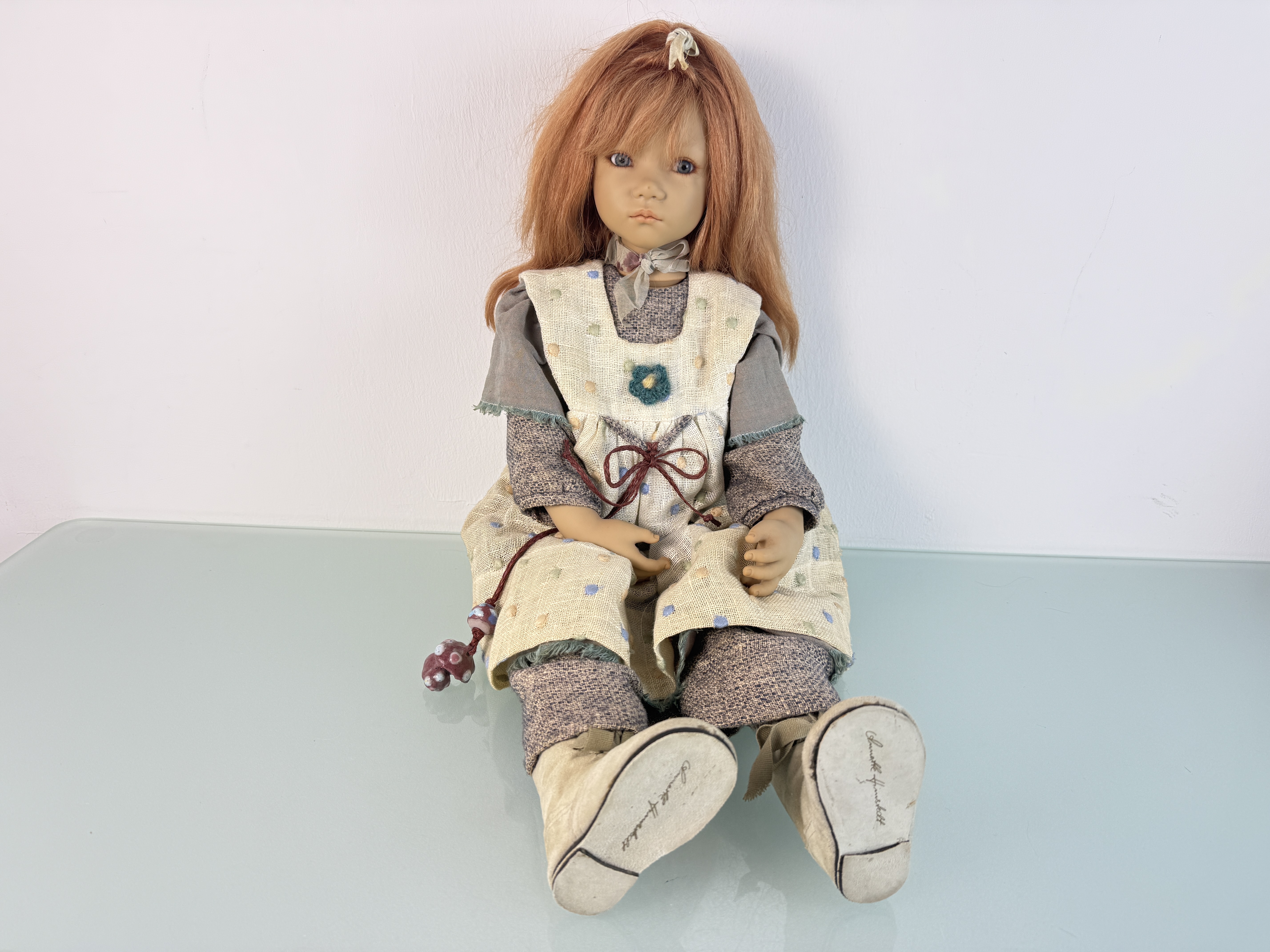 Künstlerpuppe Annette Himstedt Puppe 70 cm. Top Zustand siehe Fotos