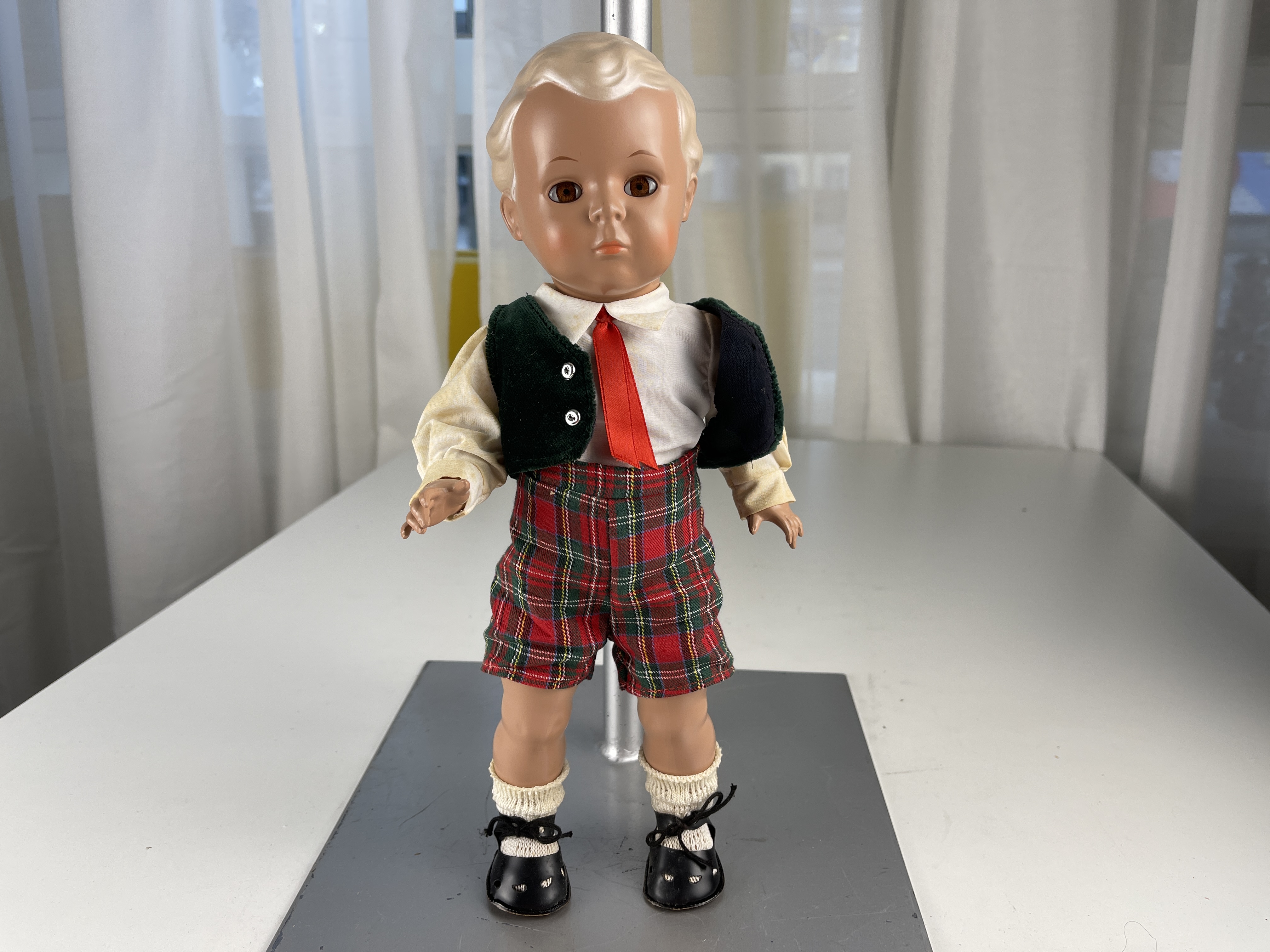 Schildkrötpuppe Tortulon Puppe 34 cm Zustand siehe Fotos  