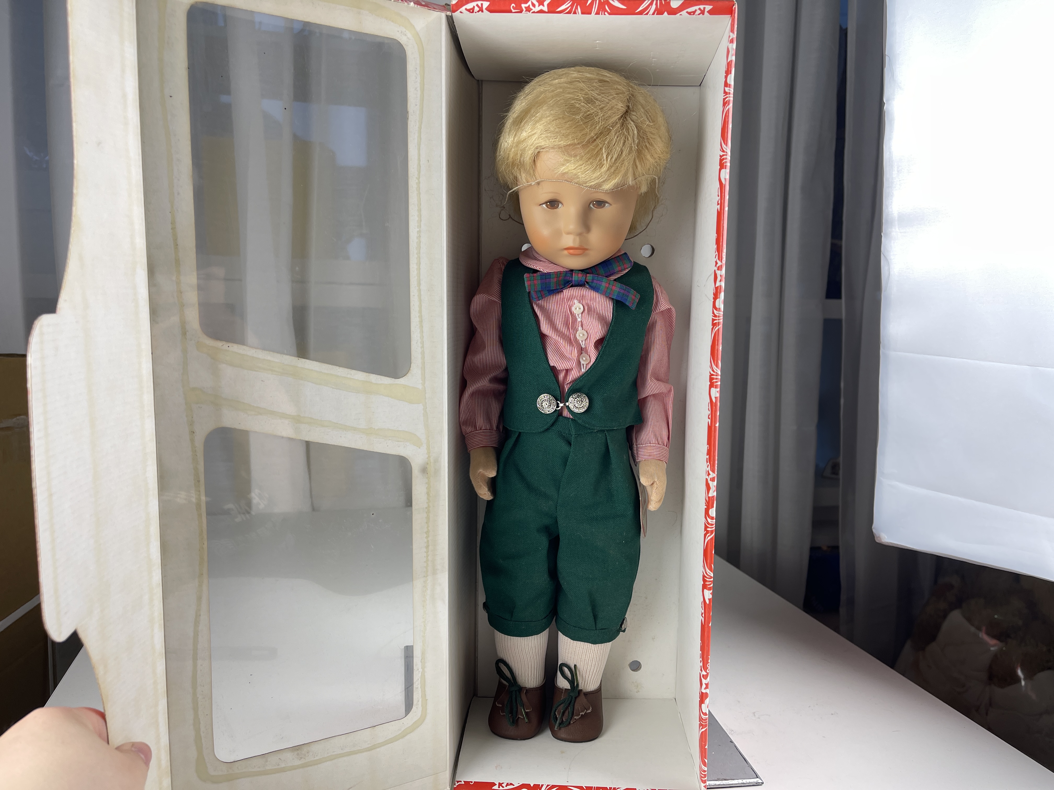 Künstlerpuppe Käthe Kruse Puppe 47 cm. Top Zustand