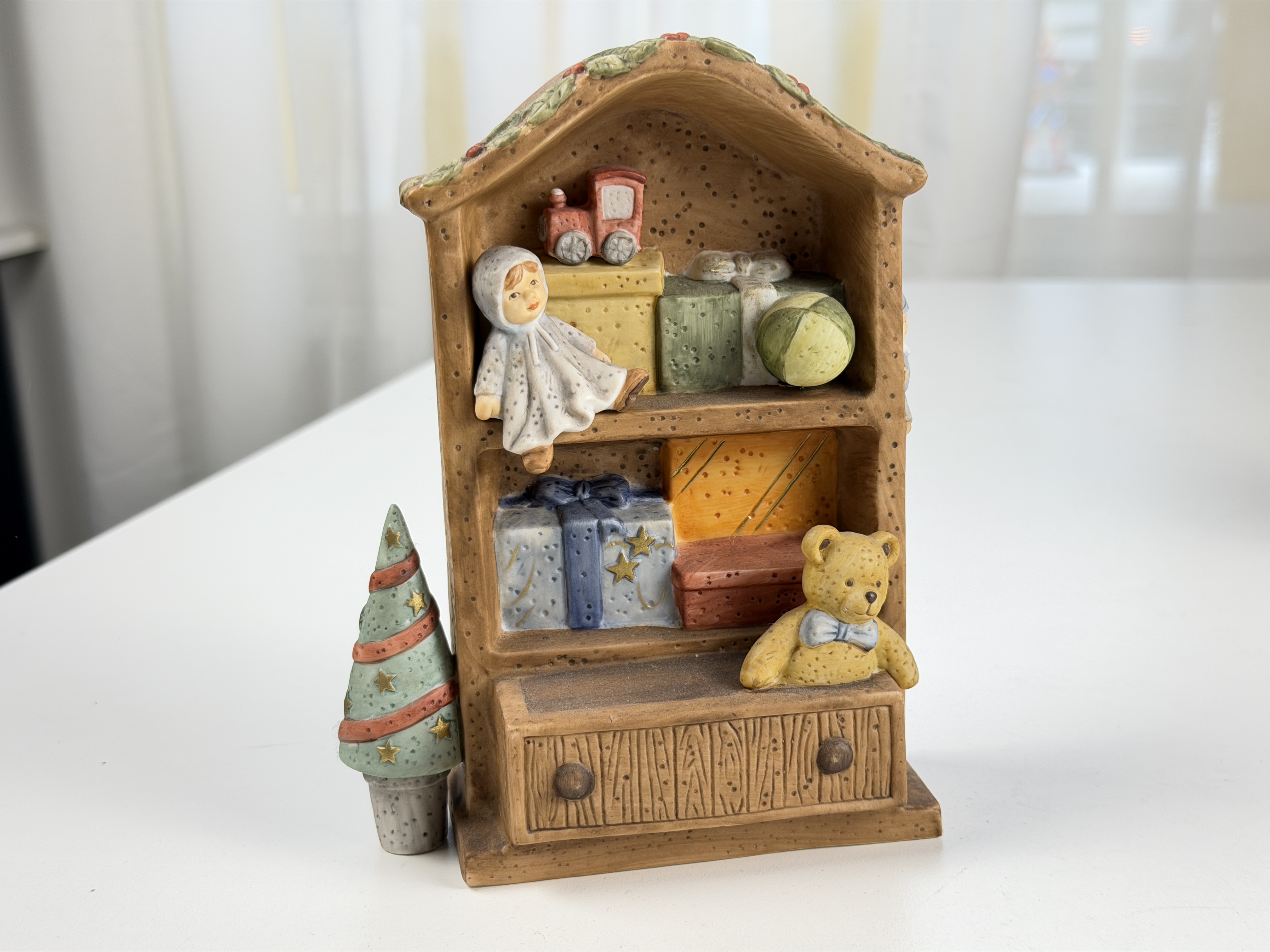  Goebel Figur Porzellan Nina und Marco Spieluhr 17 cm. Top Zustand