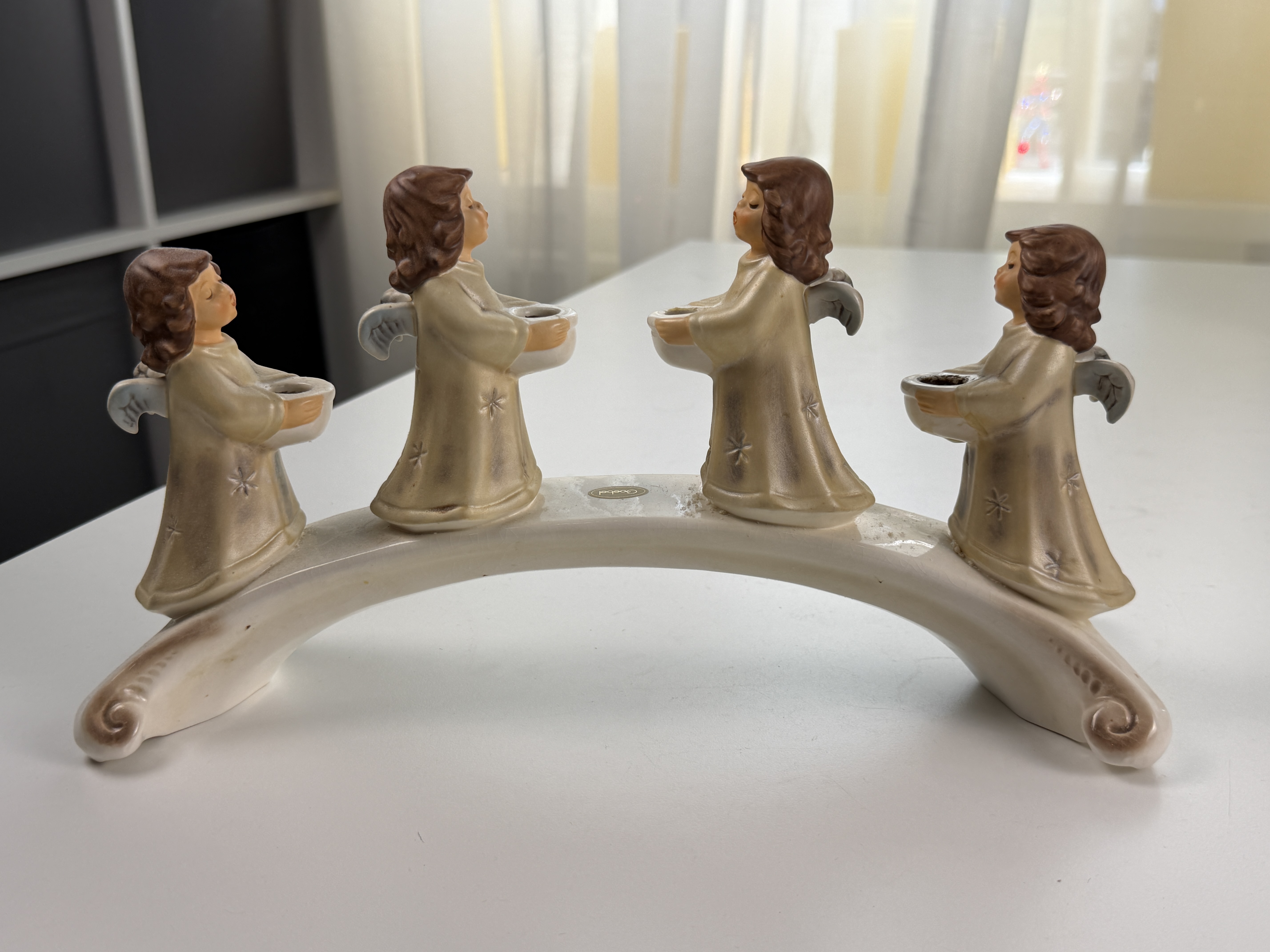 Goebel Figur 42 053 Engelsbrücke Weihnachten 16,5 x 30 cm. 1 Wahl. Top Zustand 