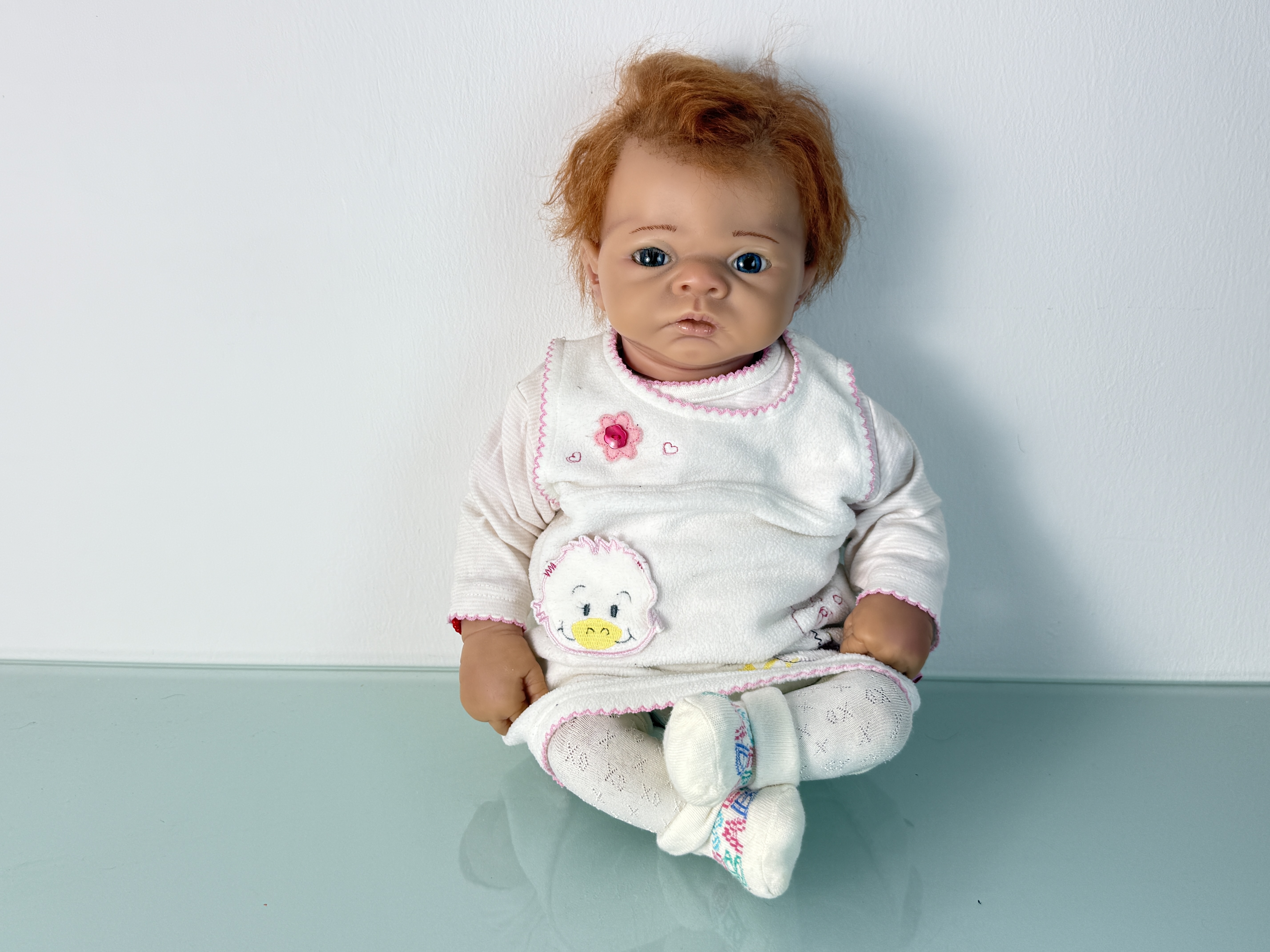 Künstlerpuppe Linda Webb Vinyl Puppe 52 cm. Top Zustand 