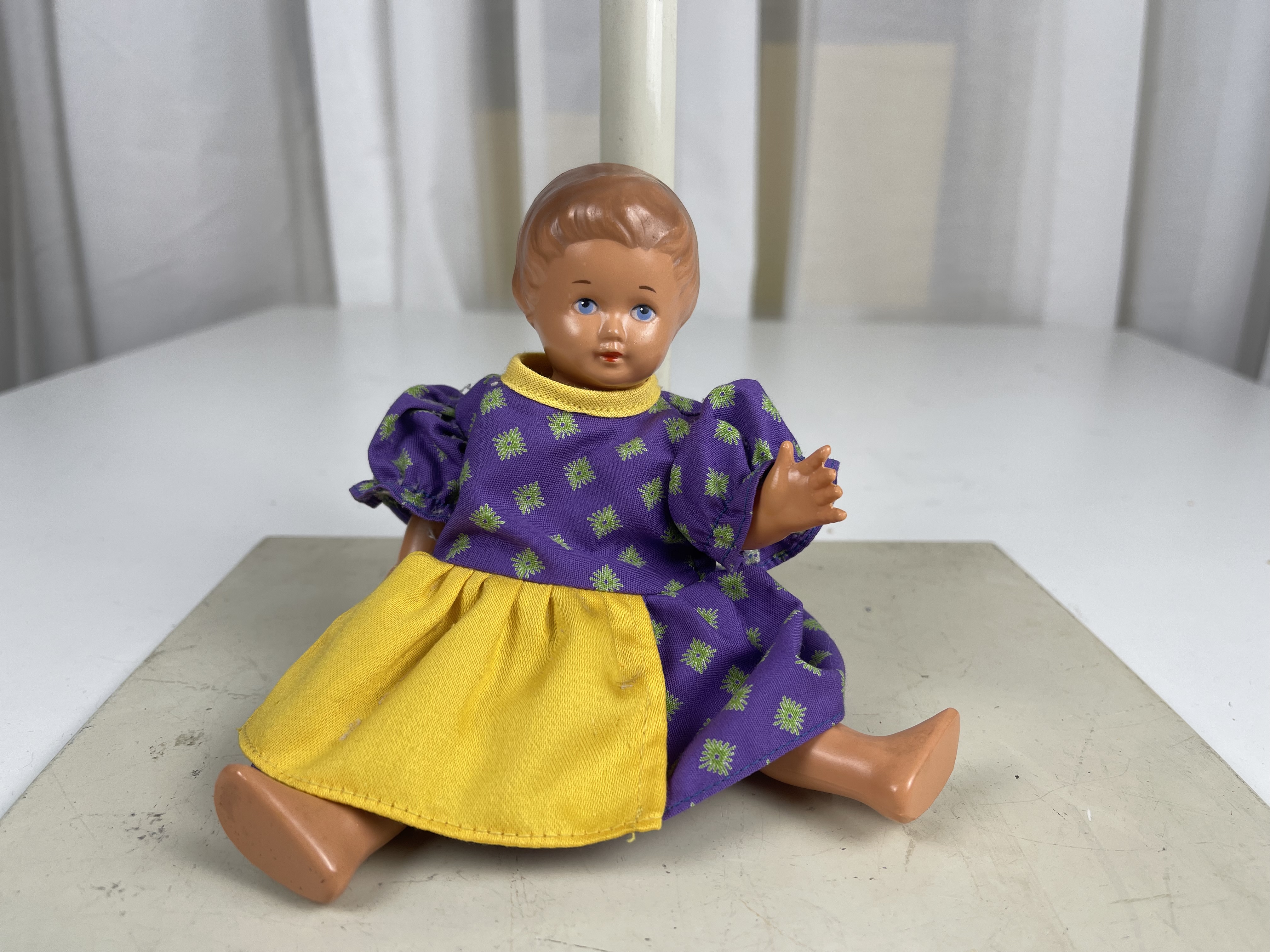 Schildkröt-Puppe Schildkrötpuppe Puppe 19 cm. Zustand siehe Fotos  