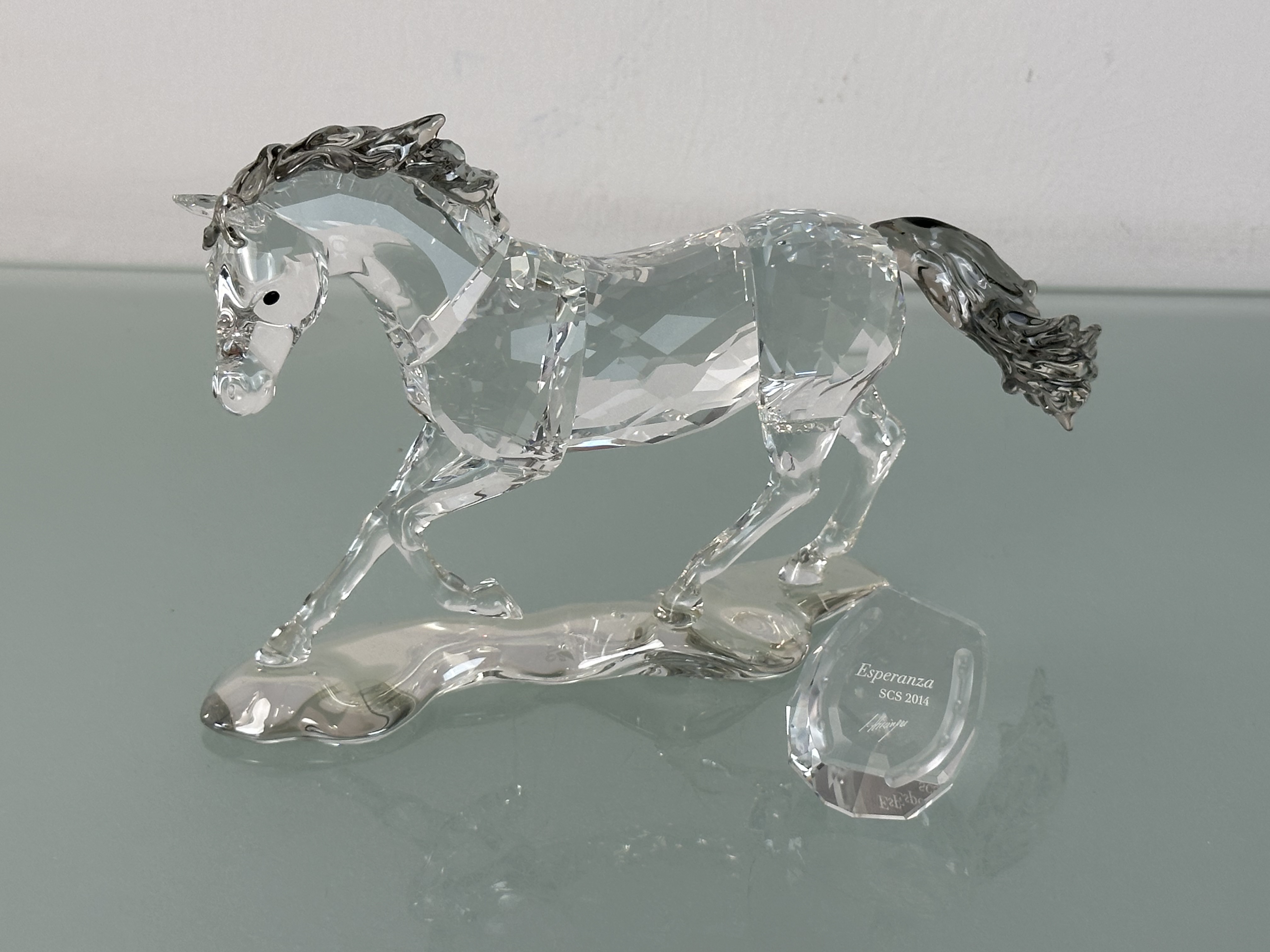 Swarovski Figur 5004728 Pferd Esperanza 19,9 x 6 x 12,2  cm. Top Zustand