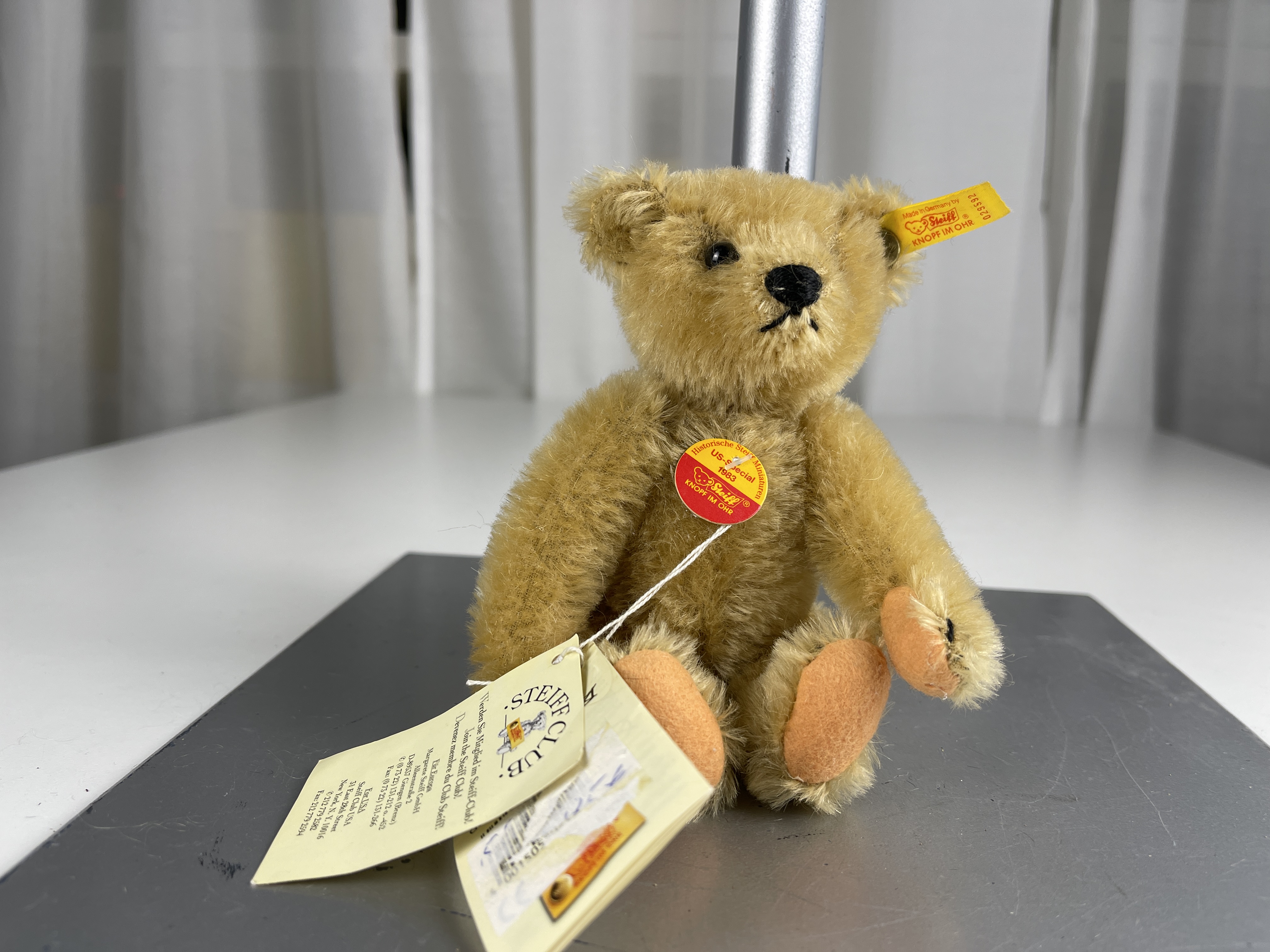 Steiff Tier 029592 USA Spezial Teddy 16 cm. Top Zustand    