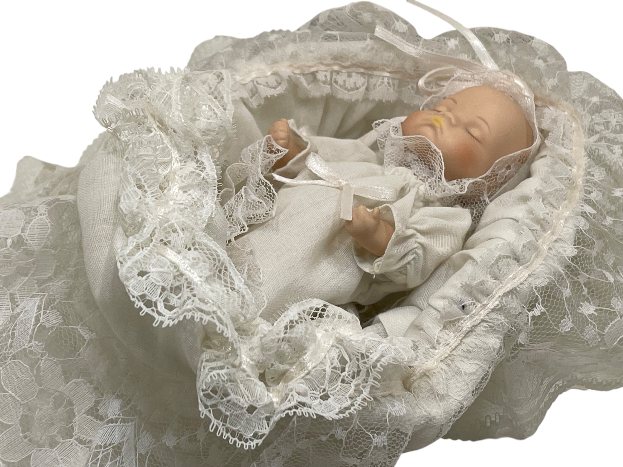 Künstlerpuppe Porzellan Sammler Puppe 12 cm. Top Zustand      