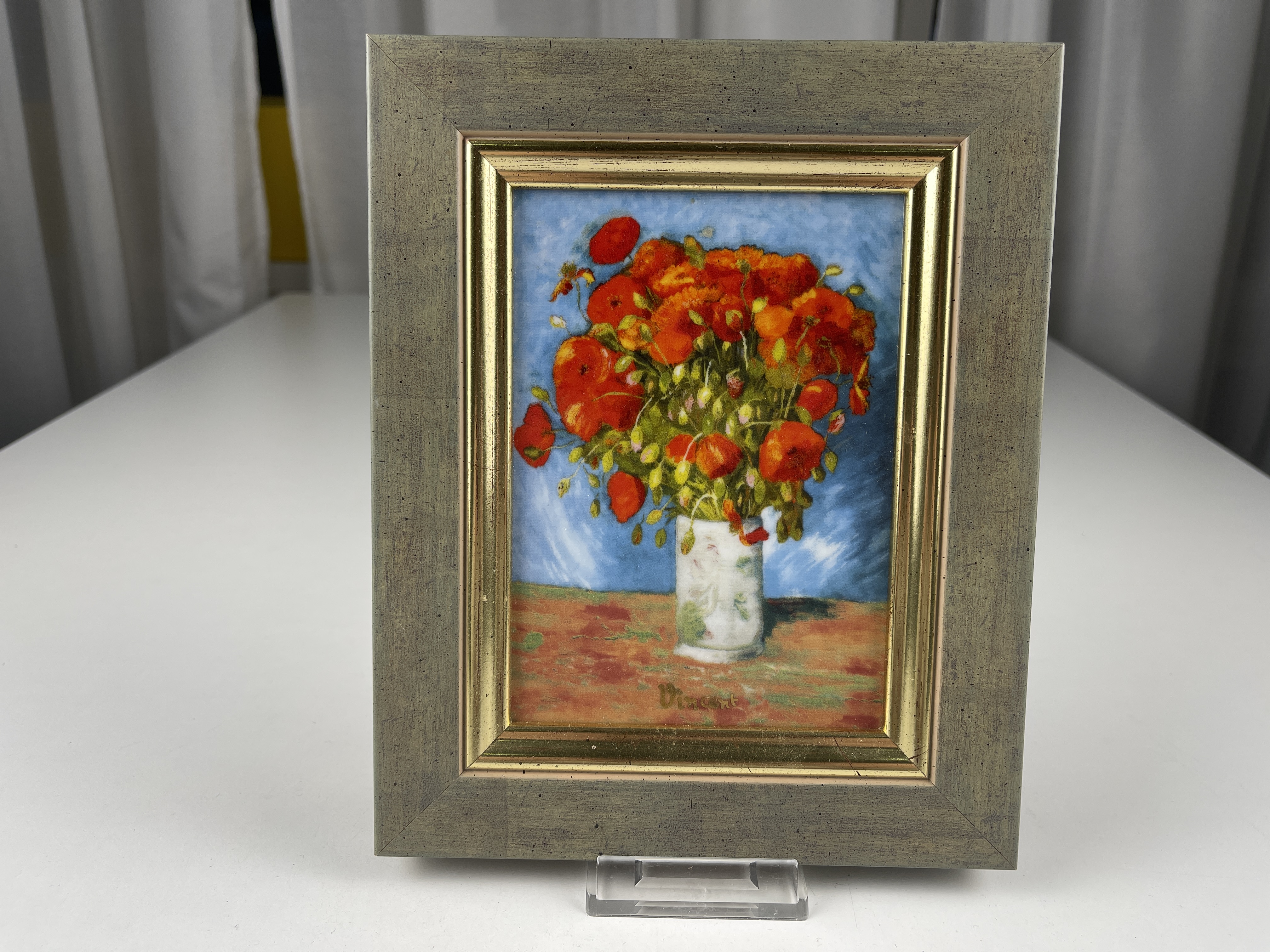  Goebel Porzellan Bild Vincent van Gogh 22 x 17 cm - 2 Wahl. Top Zustand