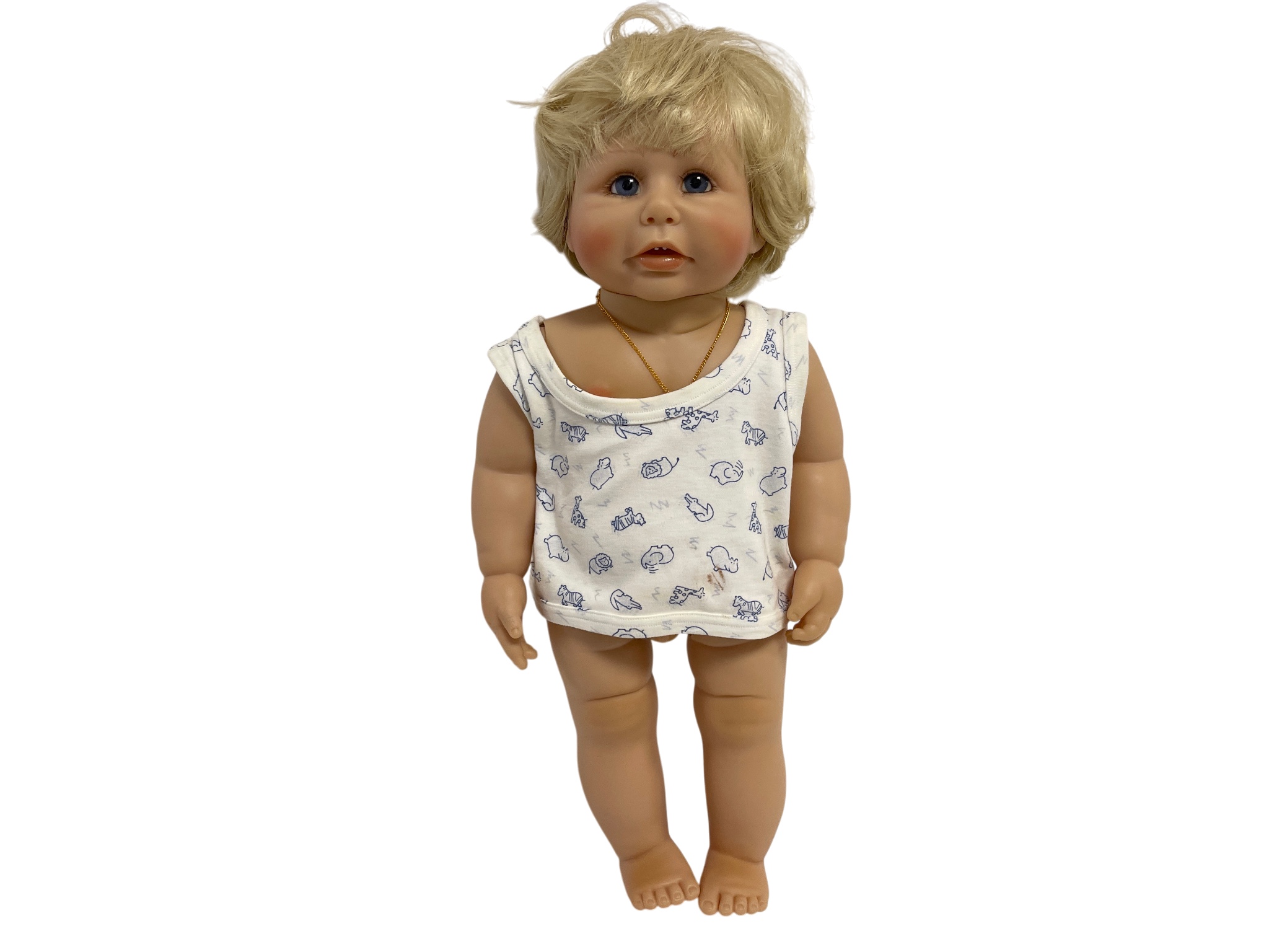 Brigitte Leman Vinyl Künstlerpuppe Puppe 49 cm. Zustand siehe Fotos