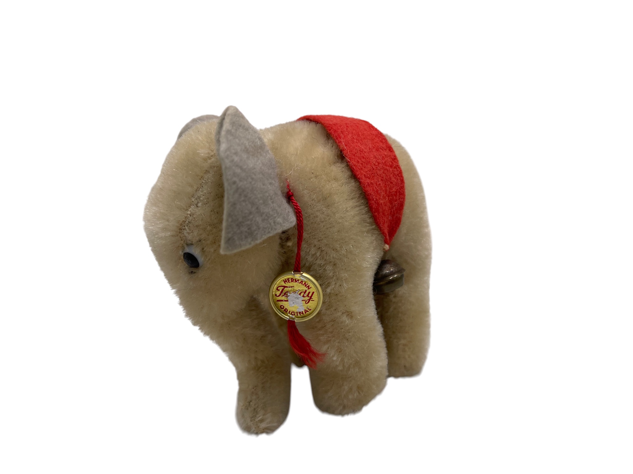 Hermann Stofftier Sammler Elefant 18 cm  Zustand siehe Fotos