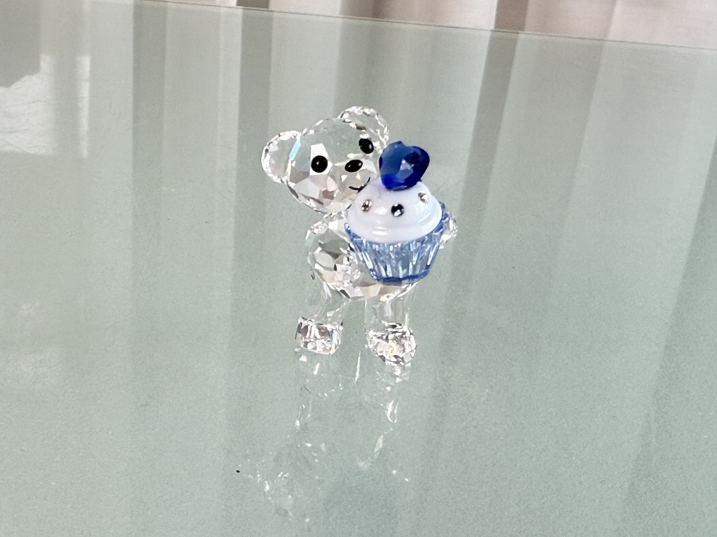 Swarovski Figur 5051769 Kris Bär Blue Muffin 4 cm Top Zustand