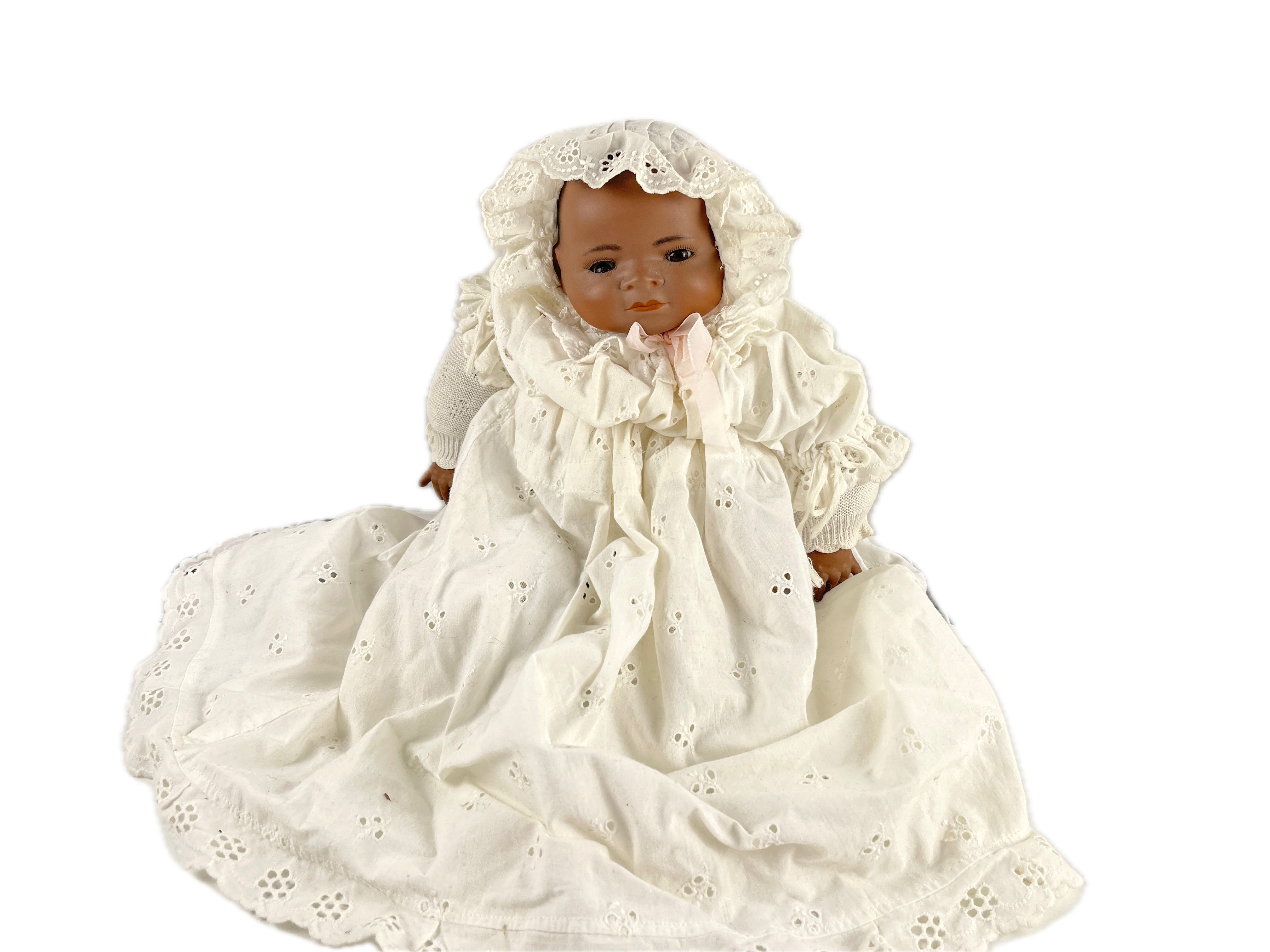 Künstlerpuppe Porzellan Puppe 32 cm. Guter Zustand