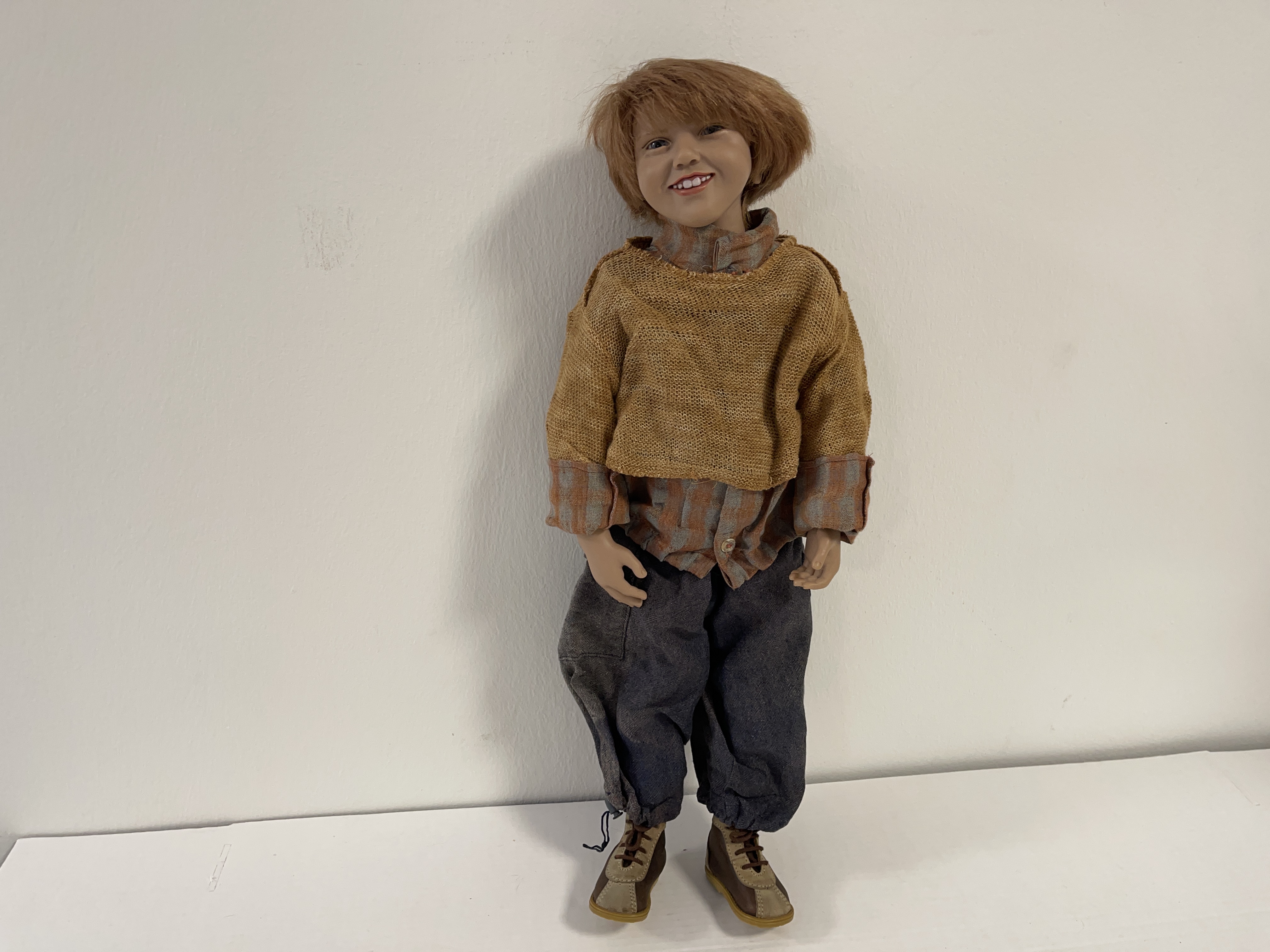 Zwergnase Künstlerpuppe Nicole Marschollek Puppe 58 cm. Top Zustand  