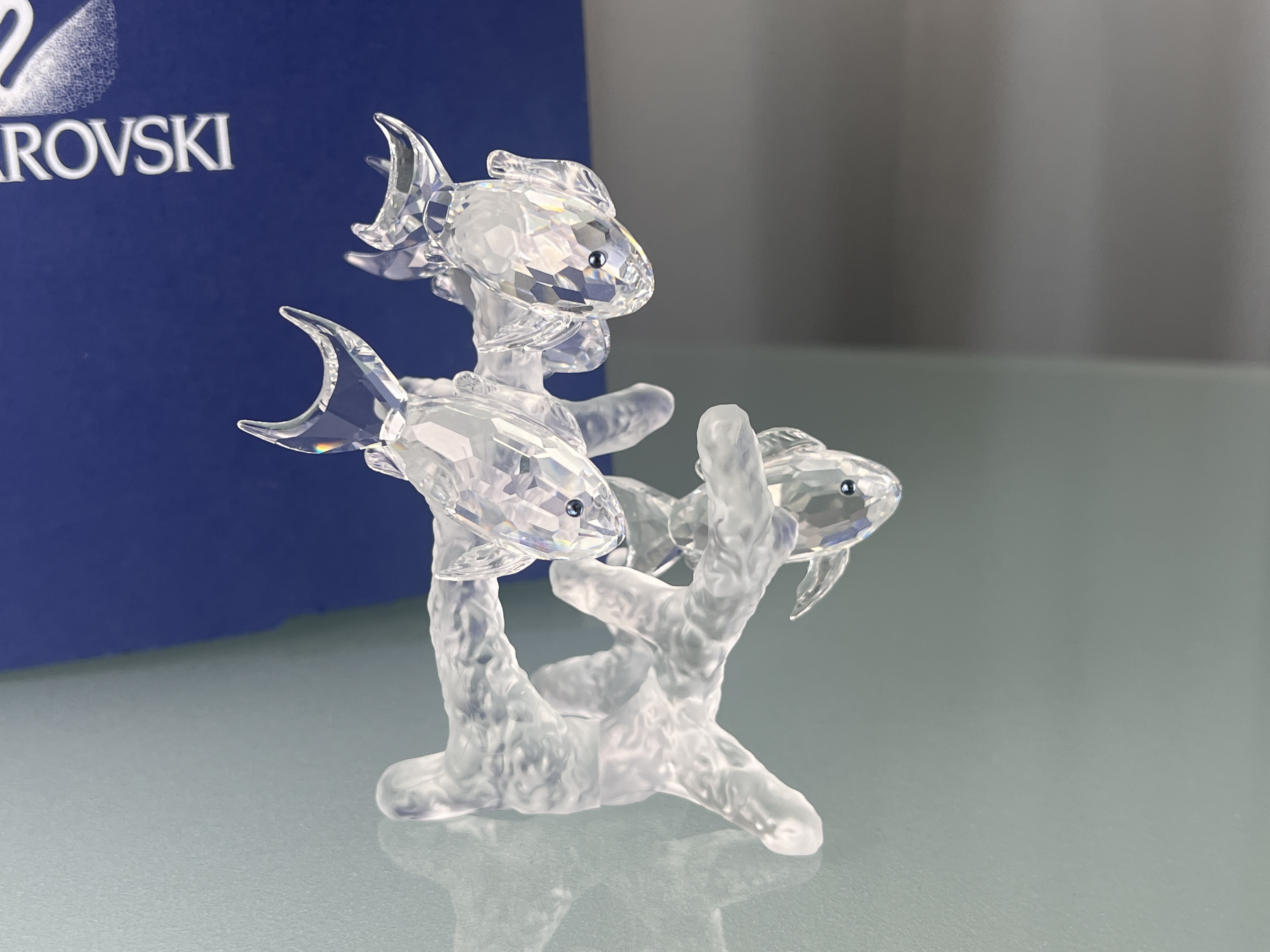 Swarovski Figur 666355 Großer Fischschwarm 10 cm, Inkl. OVP und Zertifikat  