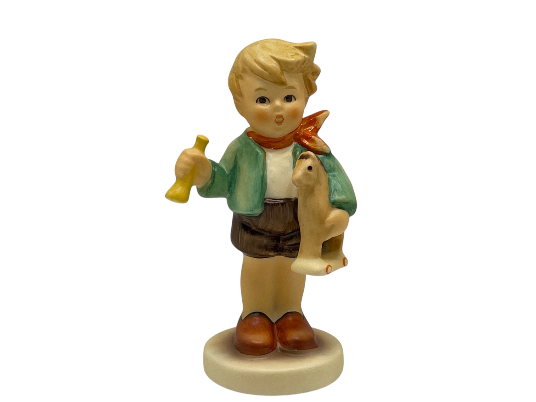 Hummel Figur 239/c Junge mit Holzpferd 9 cm. 1 Wahl - Top Zustand   