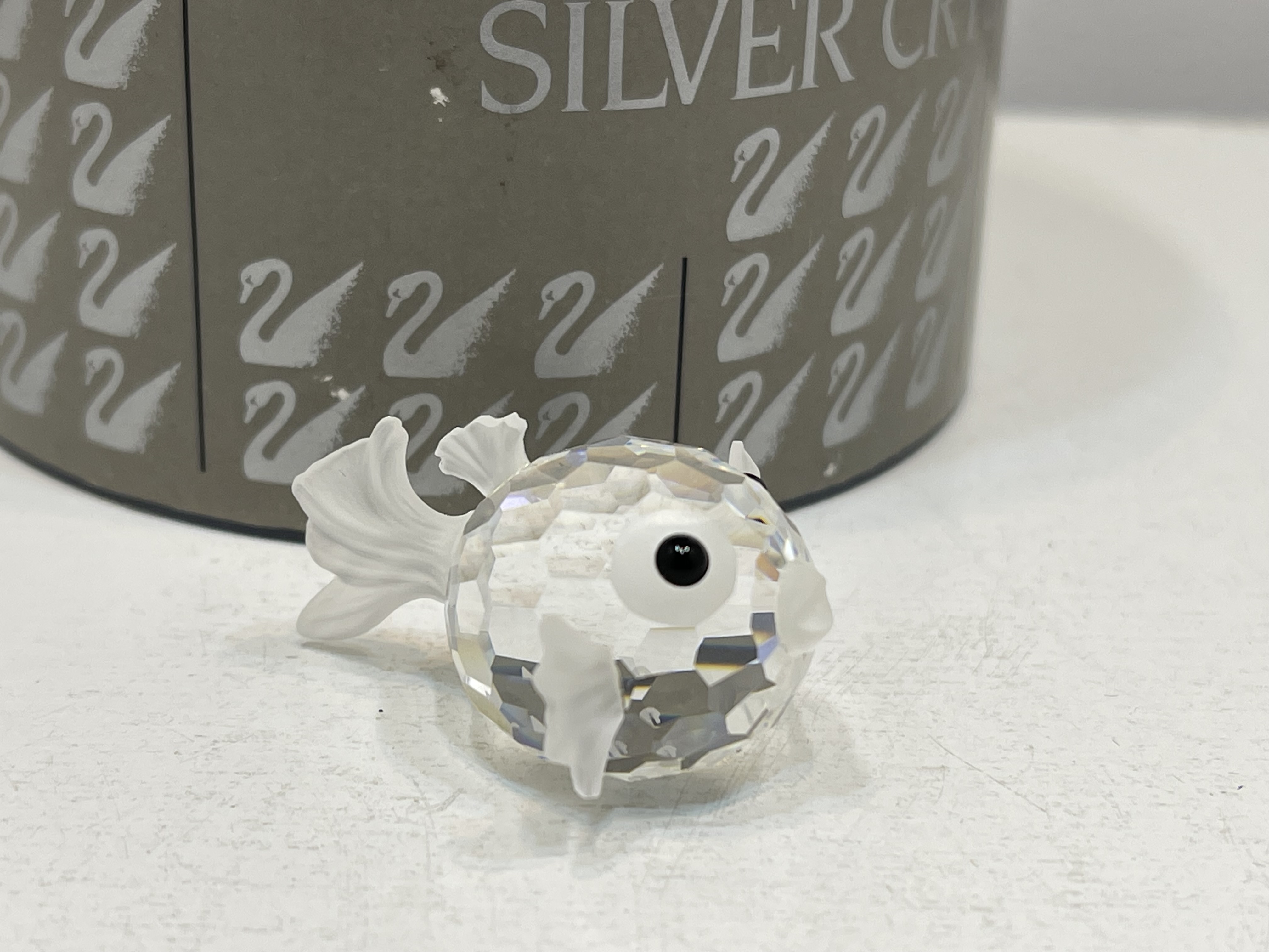  Swarovski Figur 013960 Kugelfisch 4 cm. mit Ovp & Zertifikat. Top Zustand.  