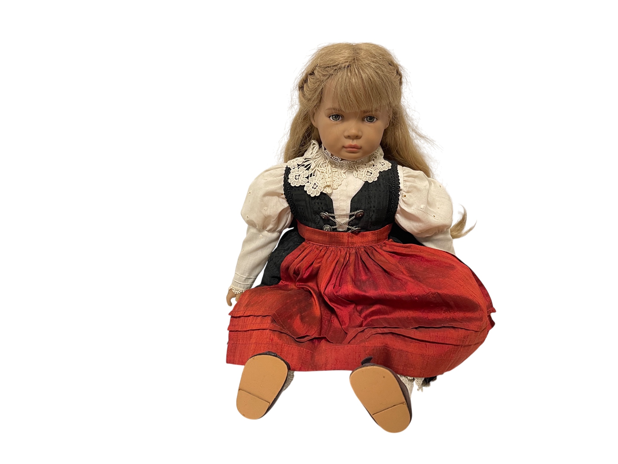 Sigikid Ilse Wippler Vinyl Künstlerpuppe Puppe 46 cm. Top Zustand 