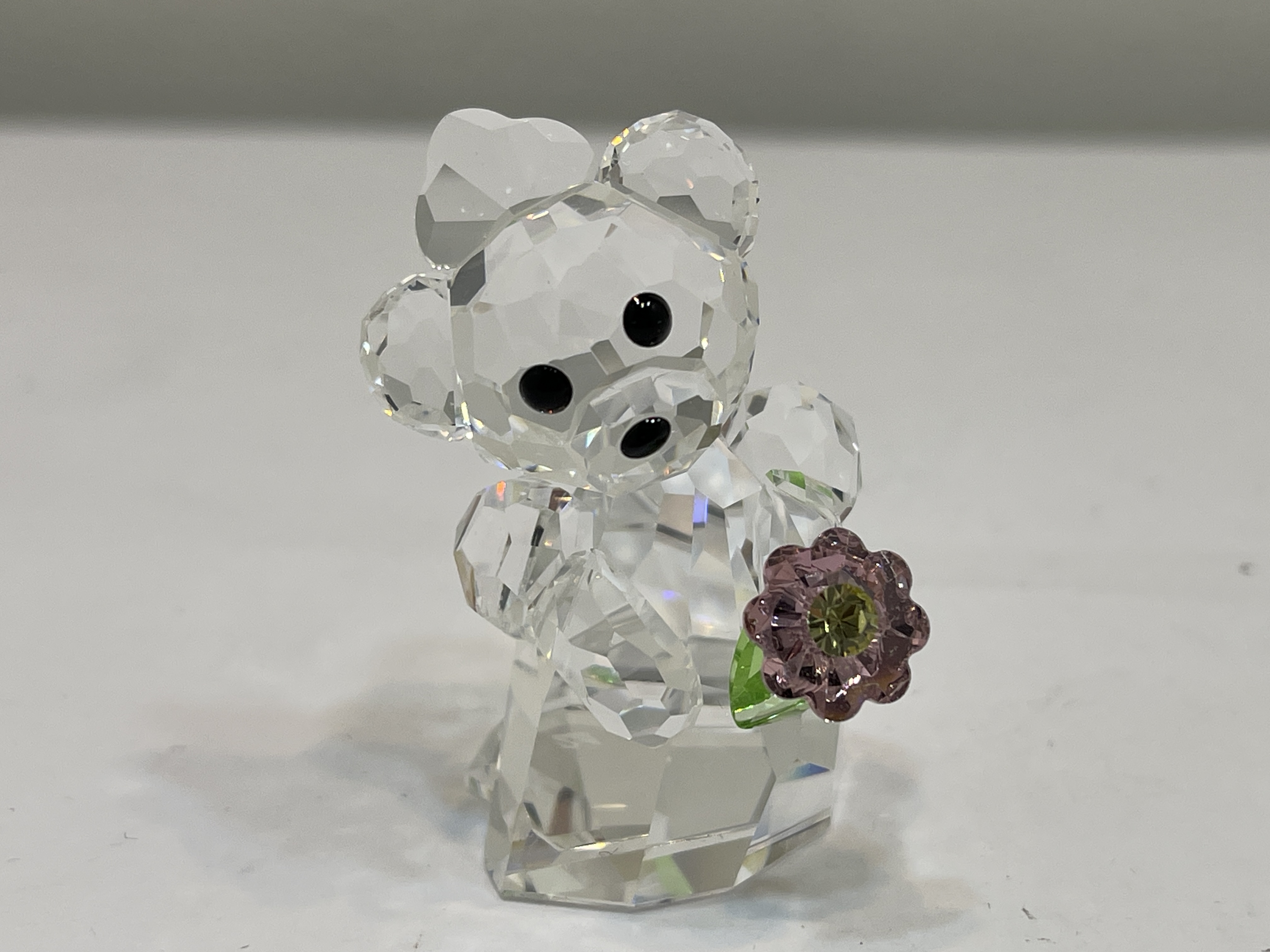 Swarovski Figur  842936 Hochzeit Braut Kris Bär 5 cm. Top Zustand  