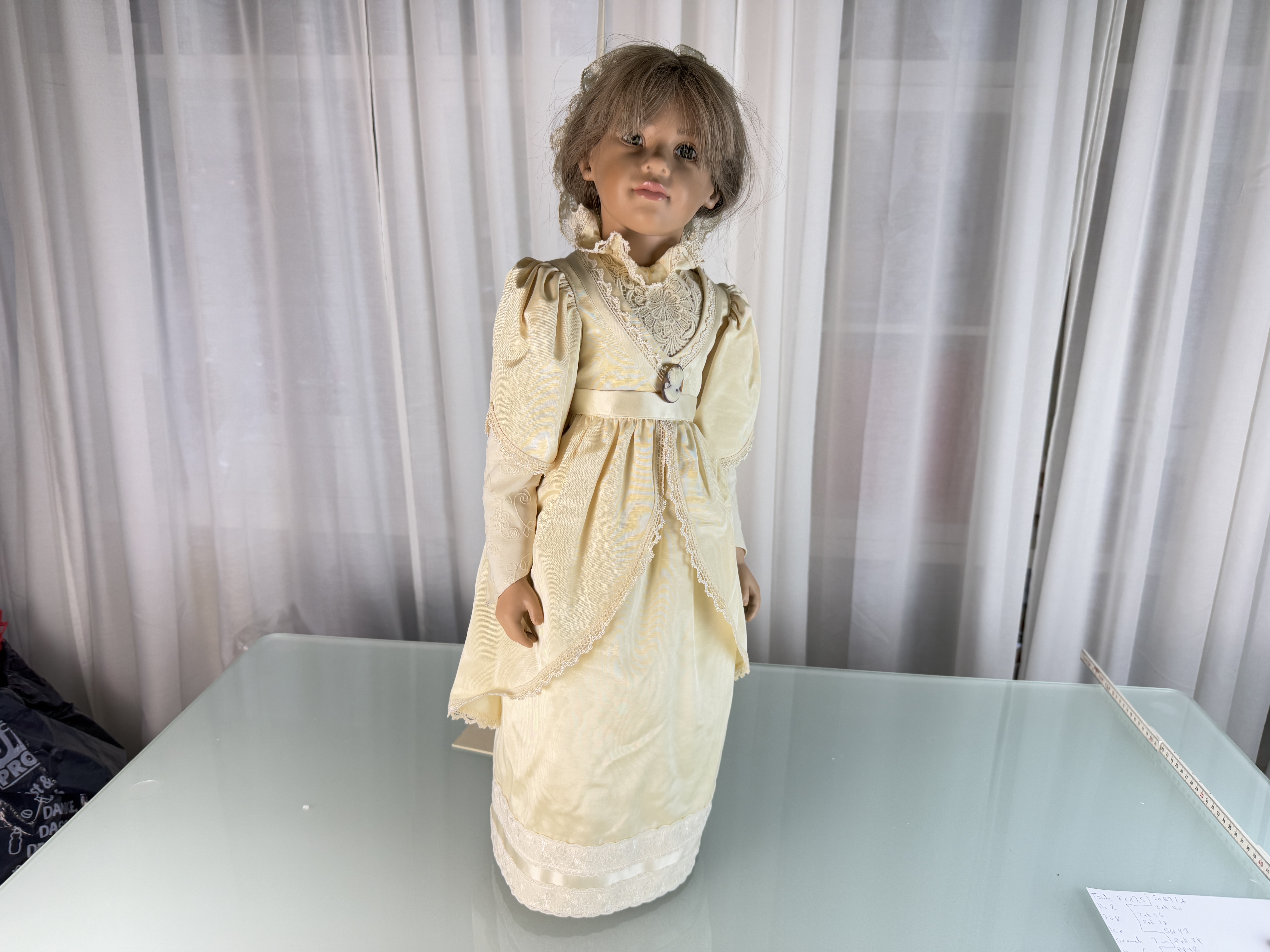 Künstlerpuppe Sigikid Ilse Wippler Vinyl Puppe 65 cm. Top Zustand