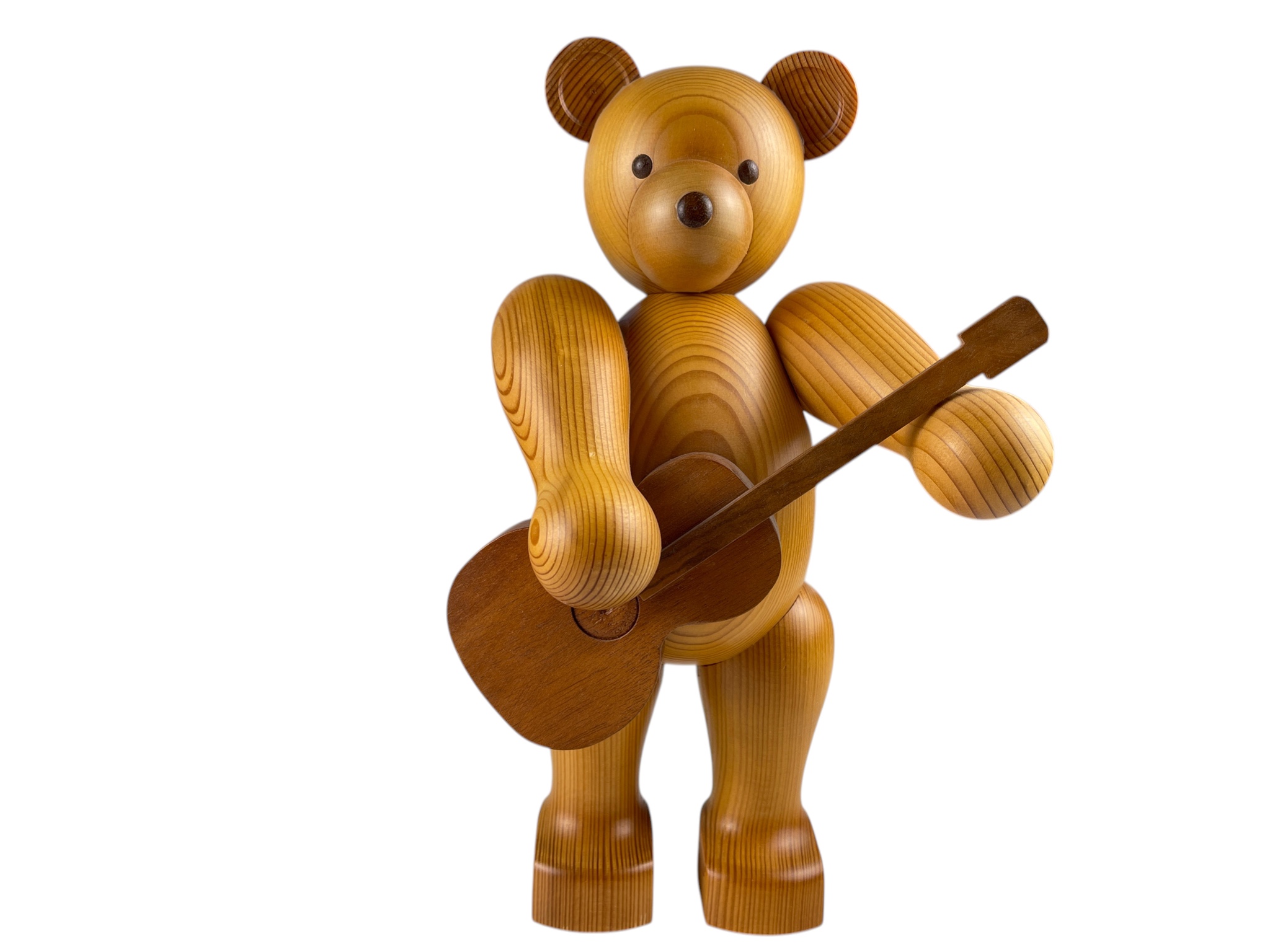 Erzgebirge Seiffener Figur Teddybär 29 cm. Top Zustand   