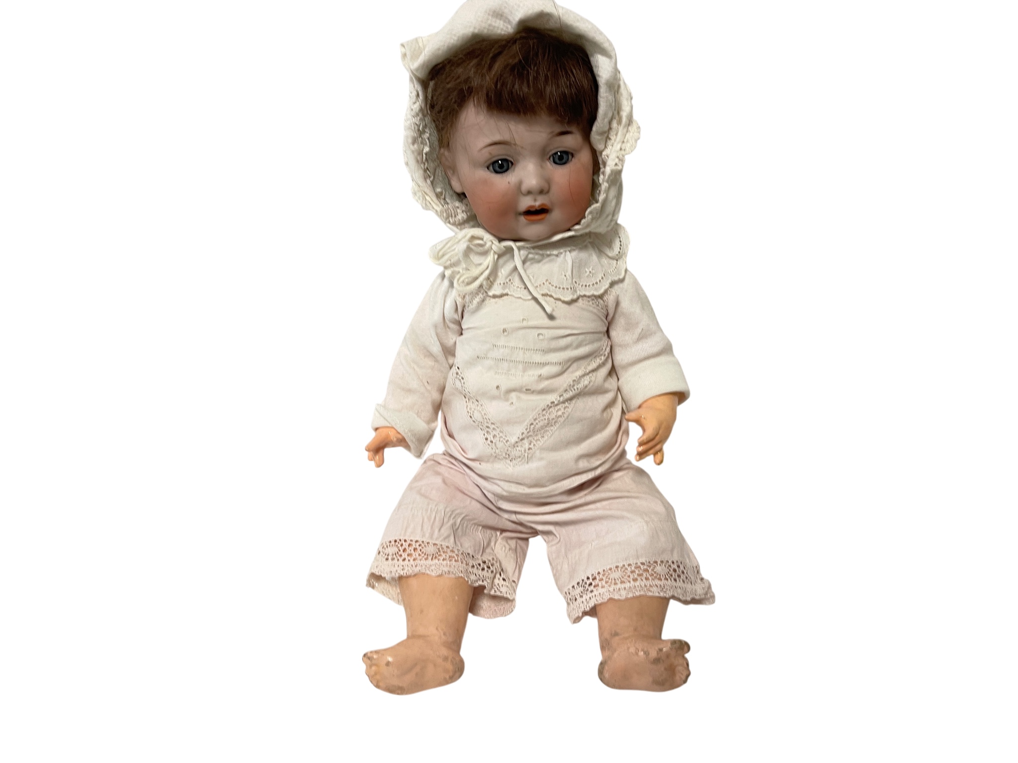 Künstlerpuppe alte Puppe 47 cm Zustand siehe Fotos   