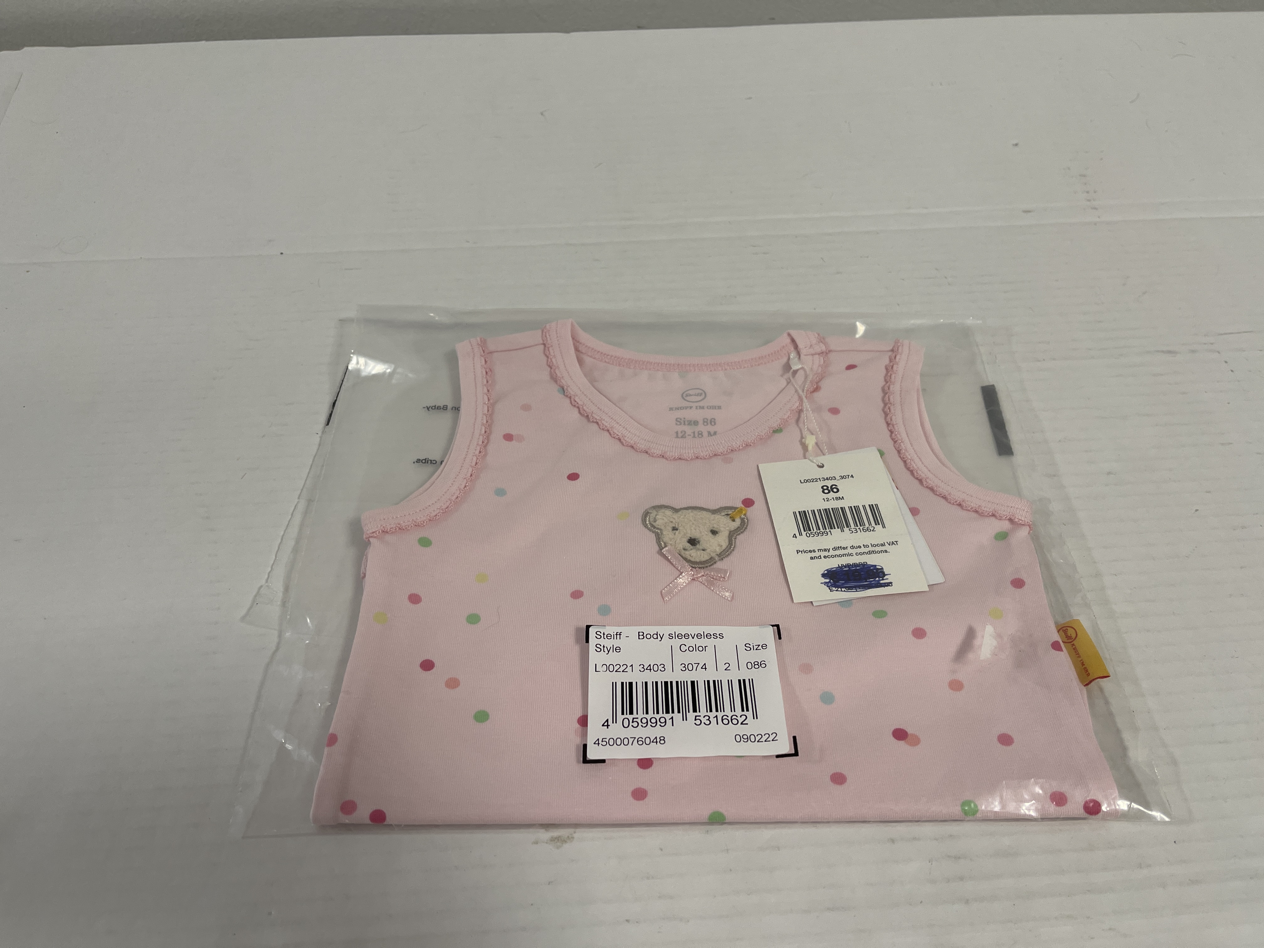 Steiff Baby Bekleidung Body für Mädchen Größe 86 - Top Zustand  