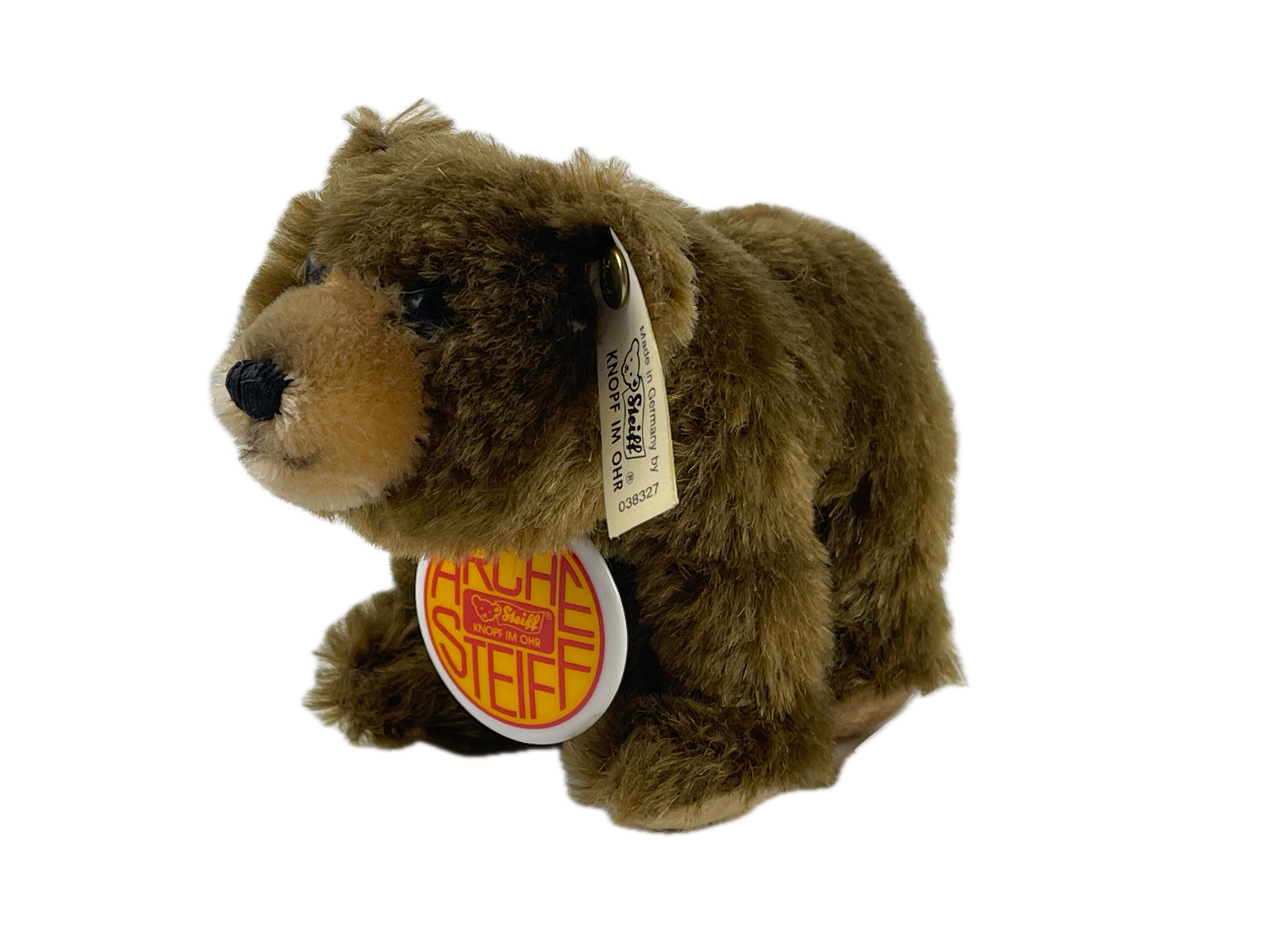   Steiff Tier 038327 Braunbär Arche 12 cm. Top Zustand
