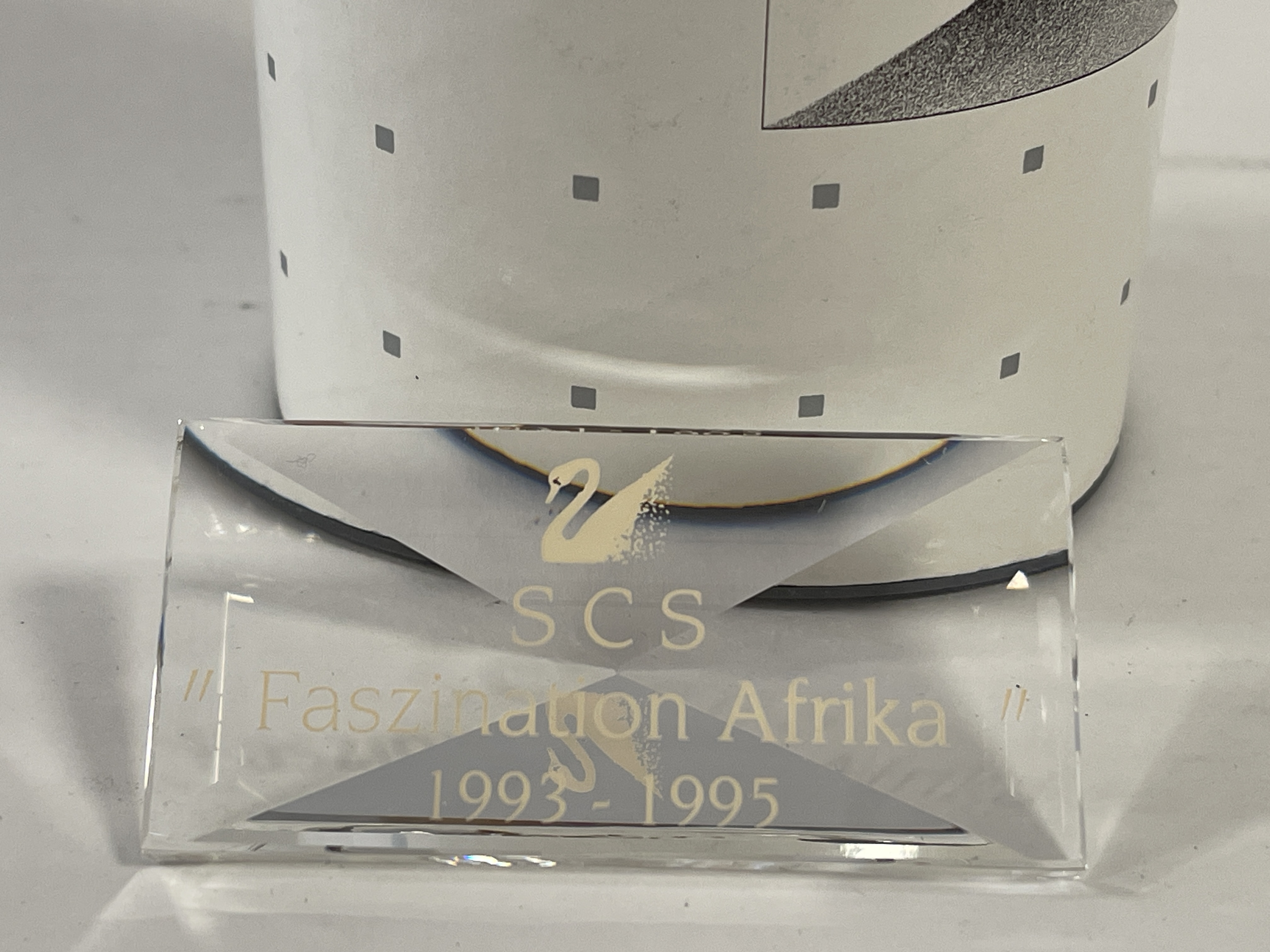 Swarovski Figur Faszination Afrika Schild. Ovp & Zertifikat + Top Zustand. 