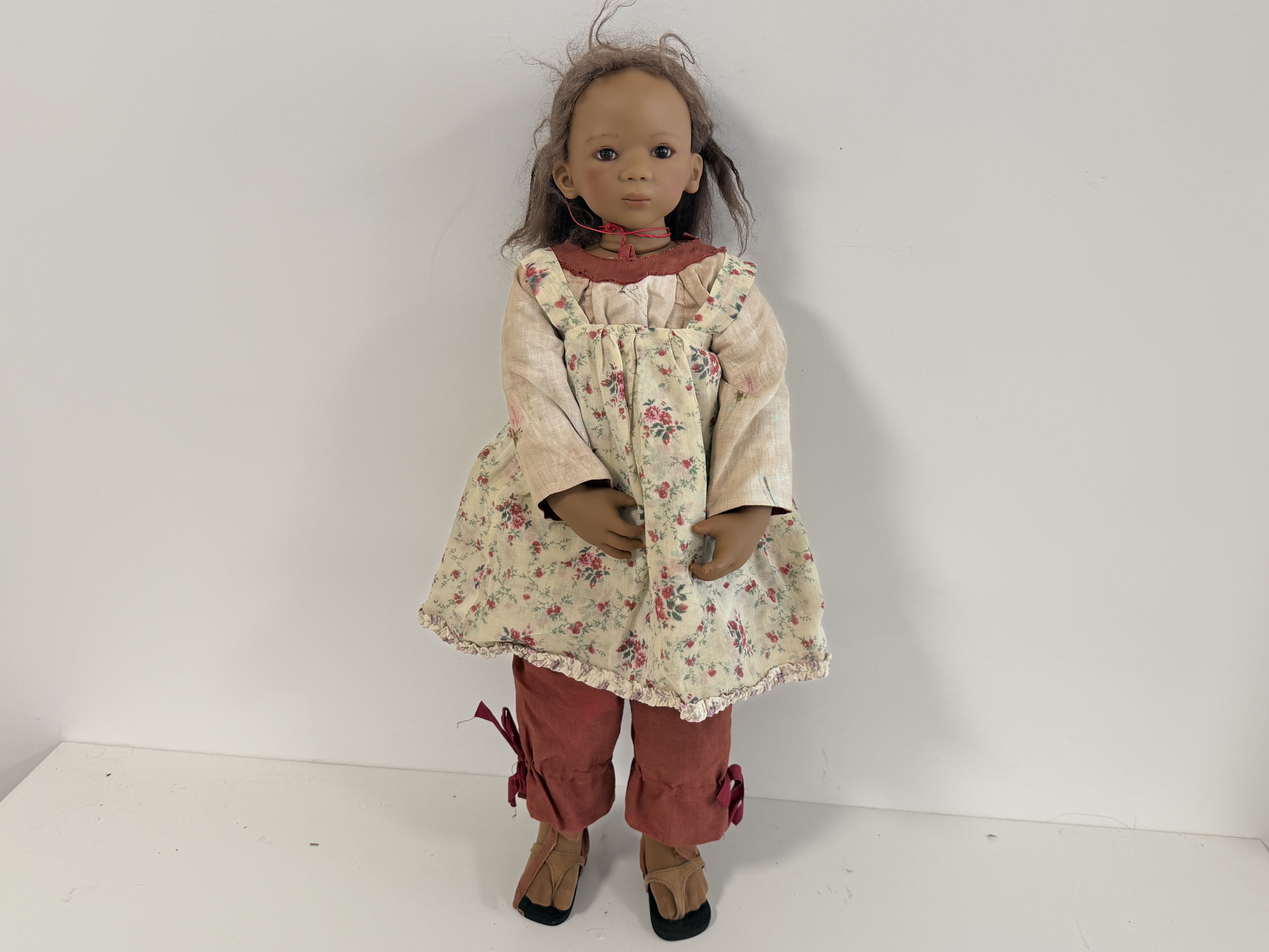 Künstlerpuppe Annette Himstedt Puppe 72 cm. Guter Zustand Leicht Schmutzig 