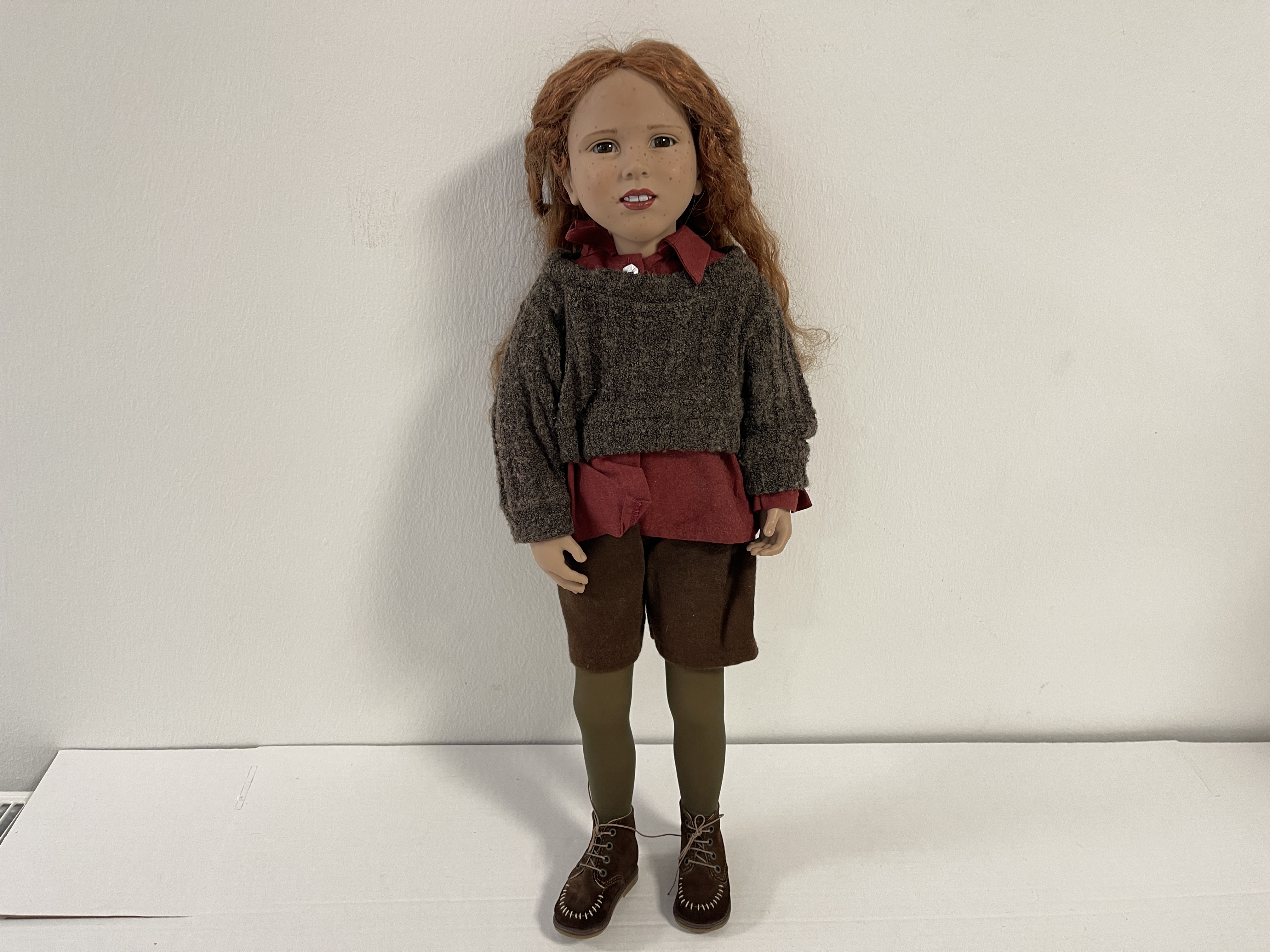 Zwergnase Künstlerpuppe Nicole Marschollek Puppe 61 cm. Top Zustand   