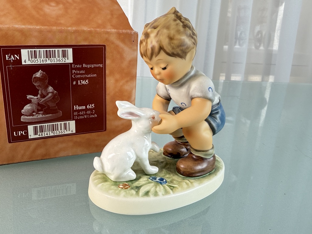 Hummel Figur 615 Erste Begegnung 11 cm. 1 Wahl Top Zustand 