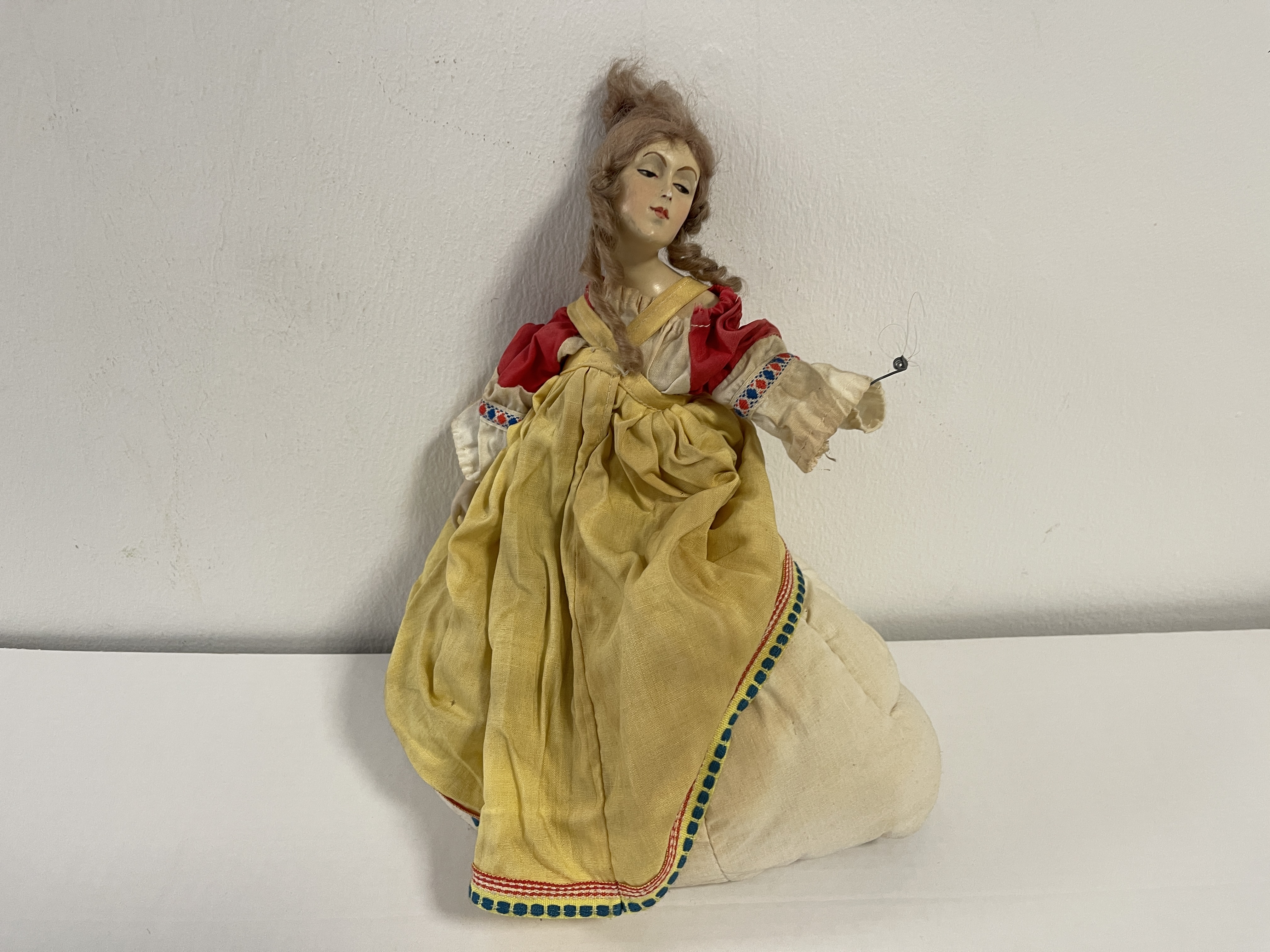 Alte Puppe  Künstler Sammler Puppe 32 cm. Defekt   