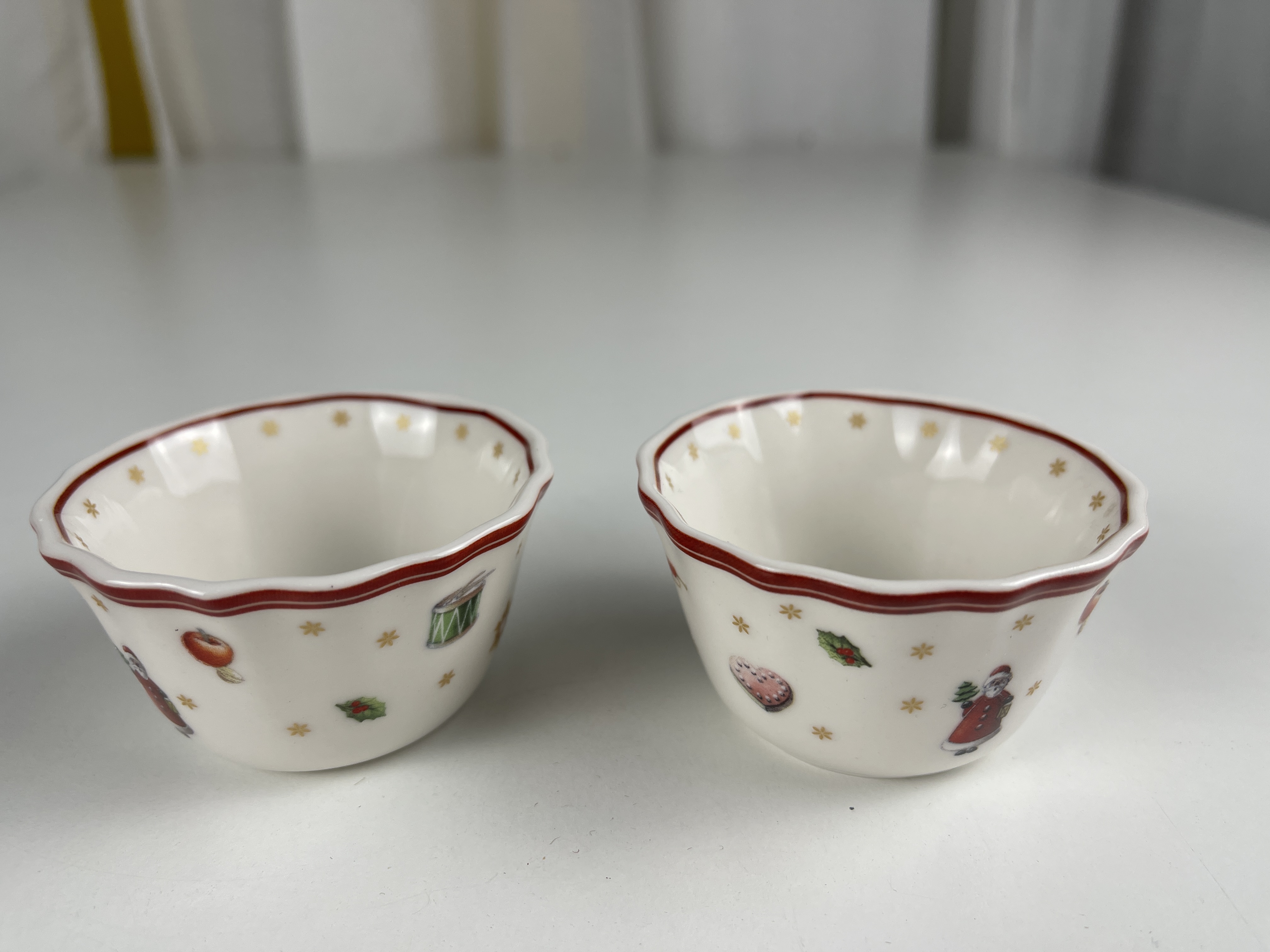 Villeroy und Boch Porzellan Schälchen 2 Stück je 4 x 6 cm - Top Zustand 