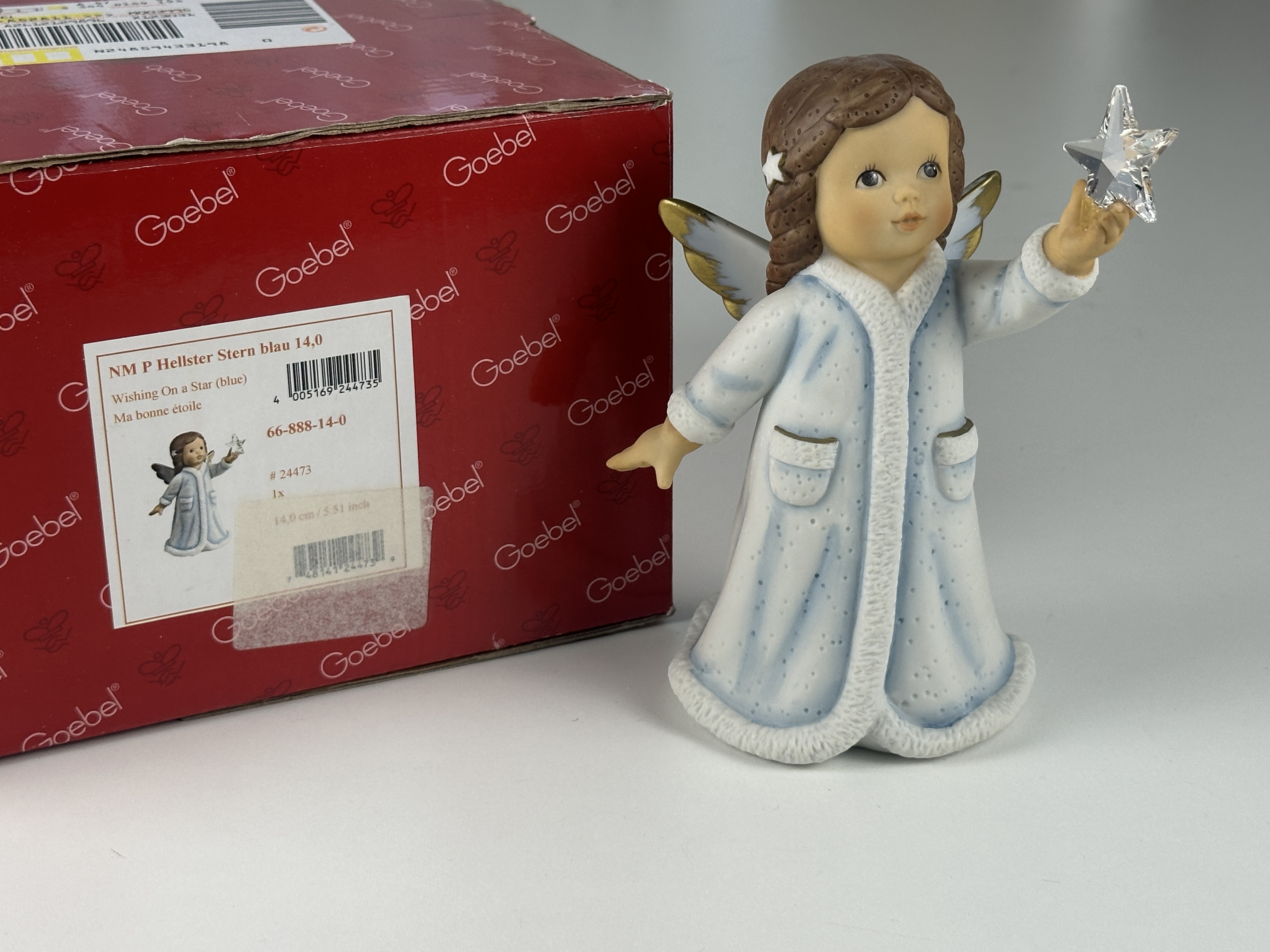  Goebel Figur Nina Marco 66 888 Hellster Stern 14 cm - 1 Wahl. Mit OVP in Top Zustand