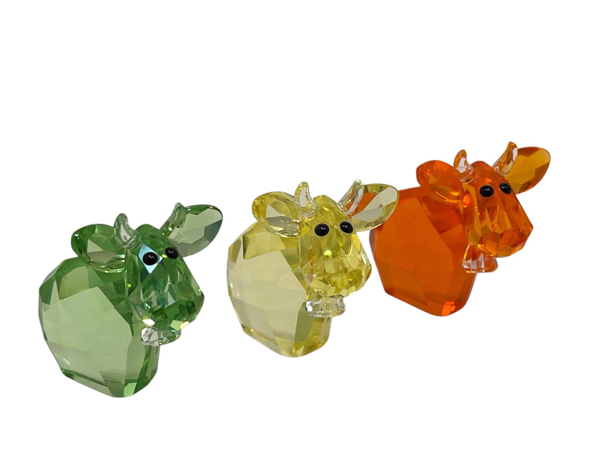 Swarovski Figur Mini Mo 3 Stück je 3 cm. Top Zustand.    