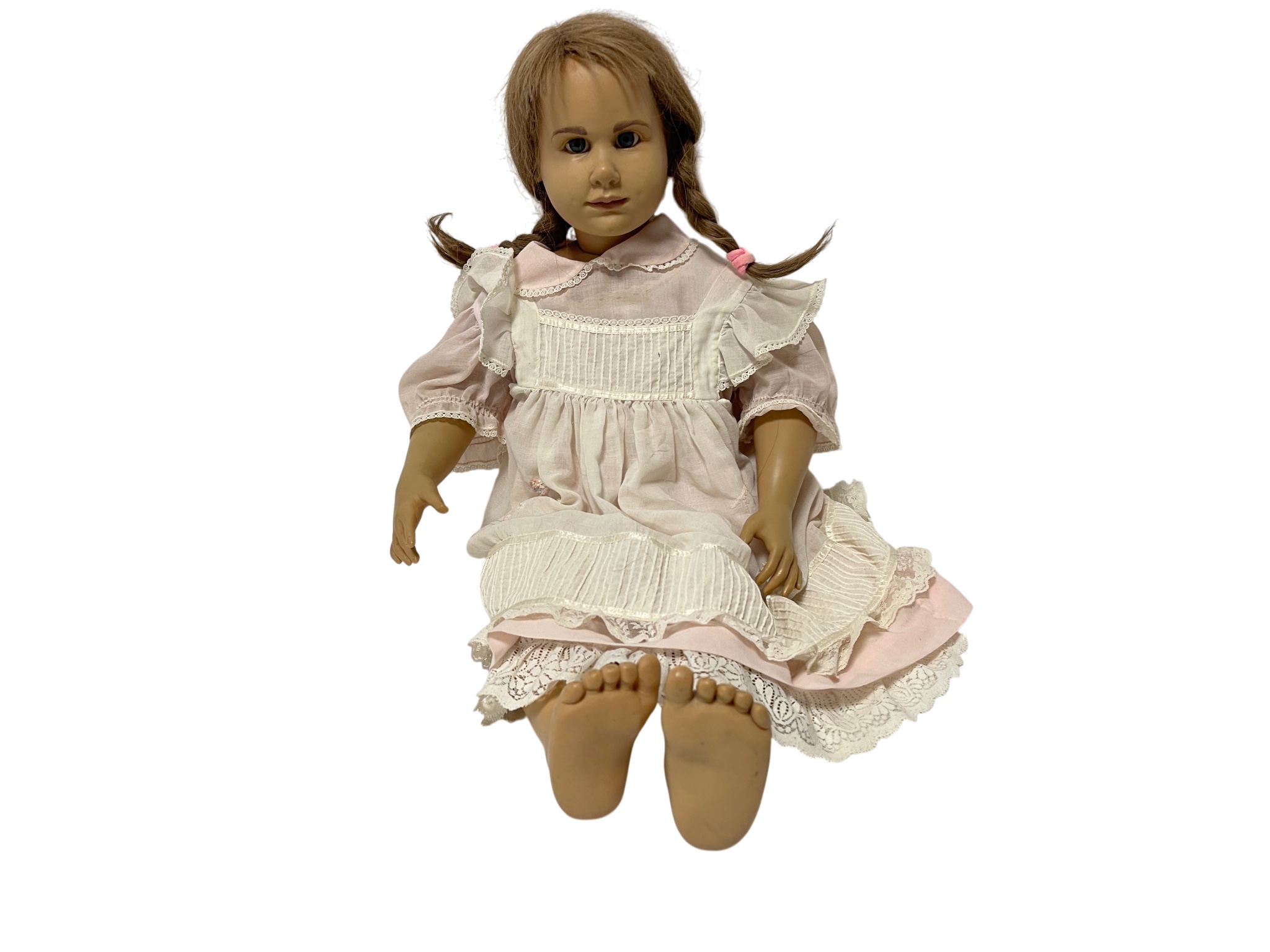 Götz Puppe Hildegard Günzel Vinyl Puppe 70 cm. Top Zustand 