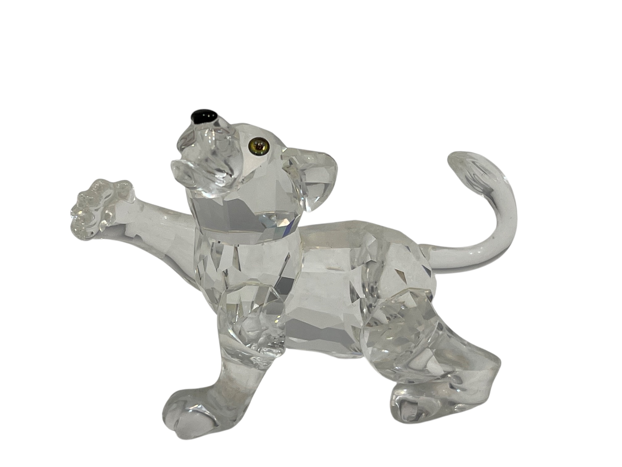 Swarovski Figur 210460 Baby Löwe, Jungtier 6,5 cm. Top Zustand   