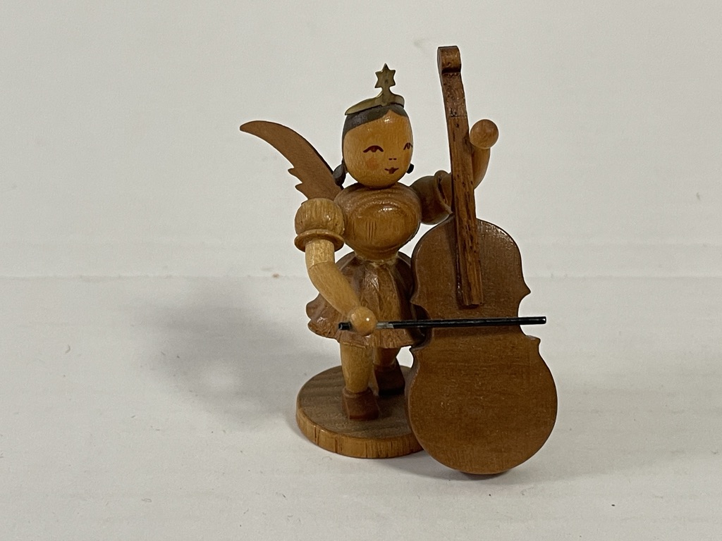 Erzgebirge Blank Figur Engel 6,5 cm.   Zustand siehe Fotos