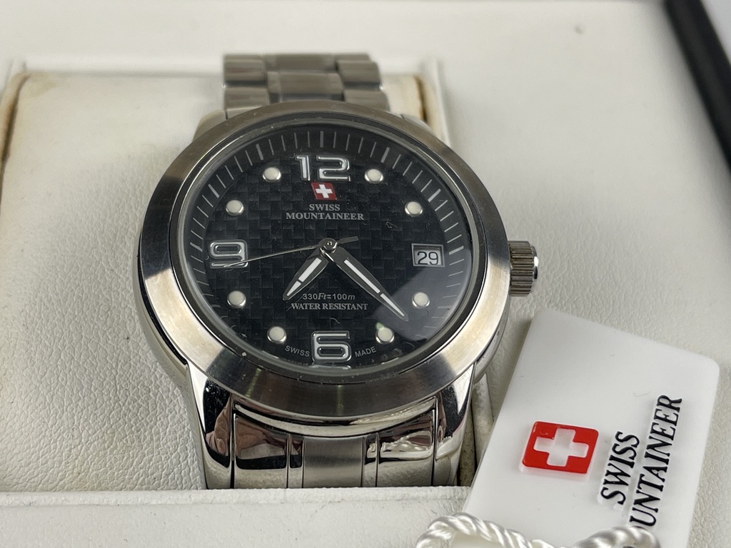 Swiss Mountaineer Herren Armbanduhr Quartz  Zustand siehe Fotos   