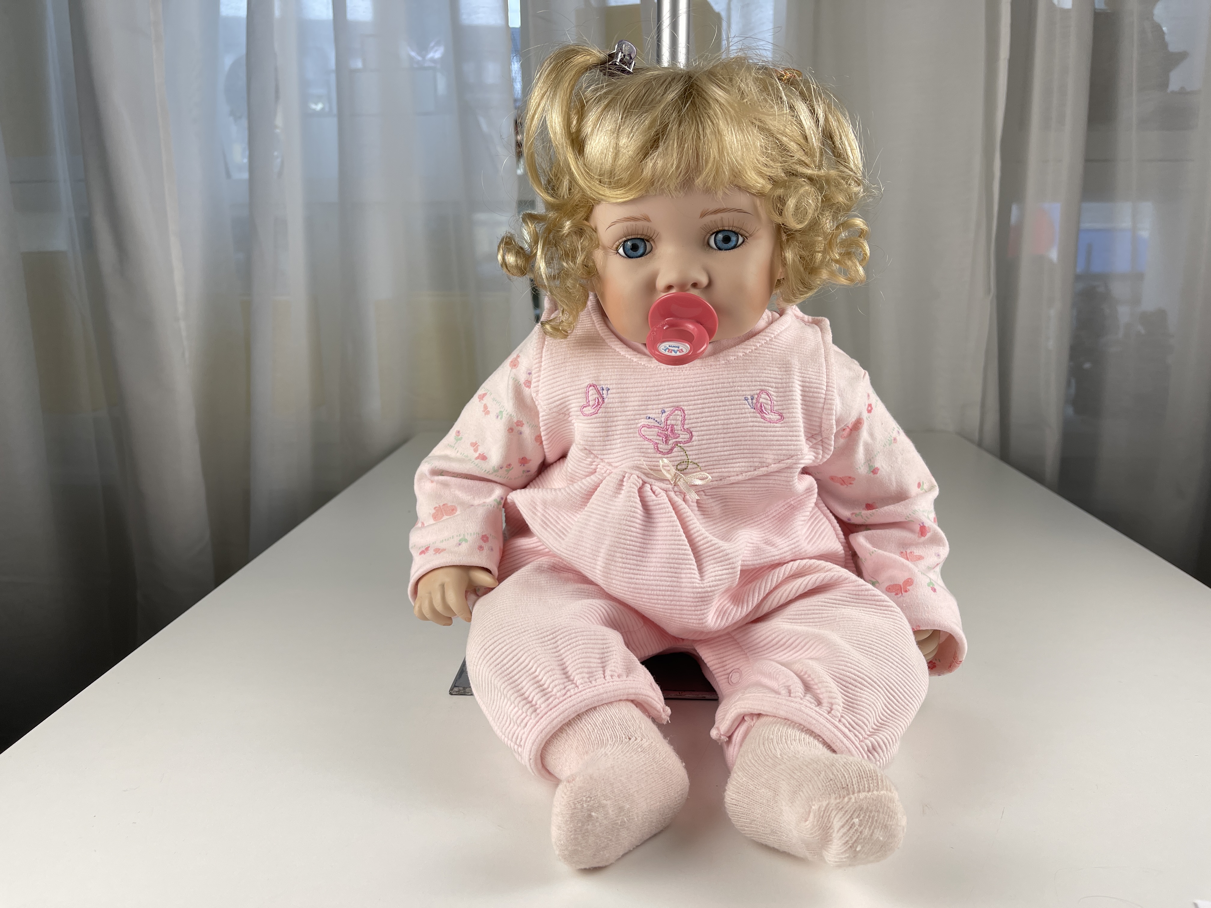 Sammler Puppe Porzellan Puppe 50 cm. Top Zustand  