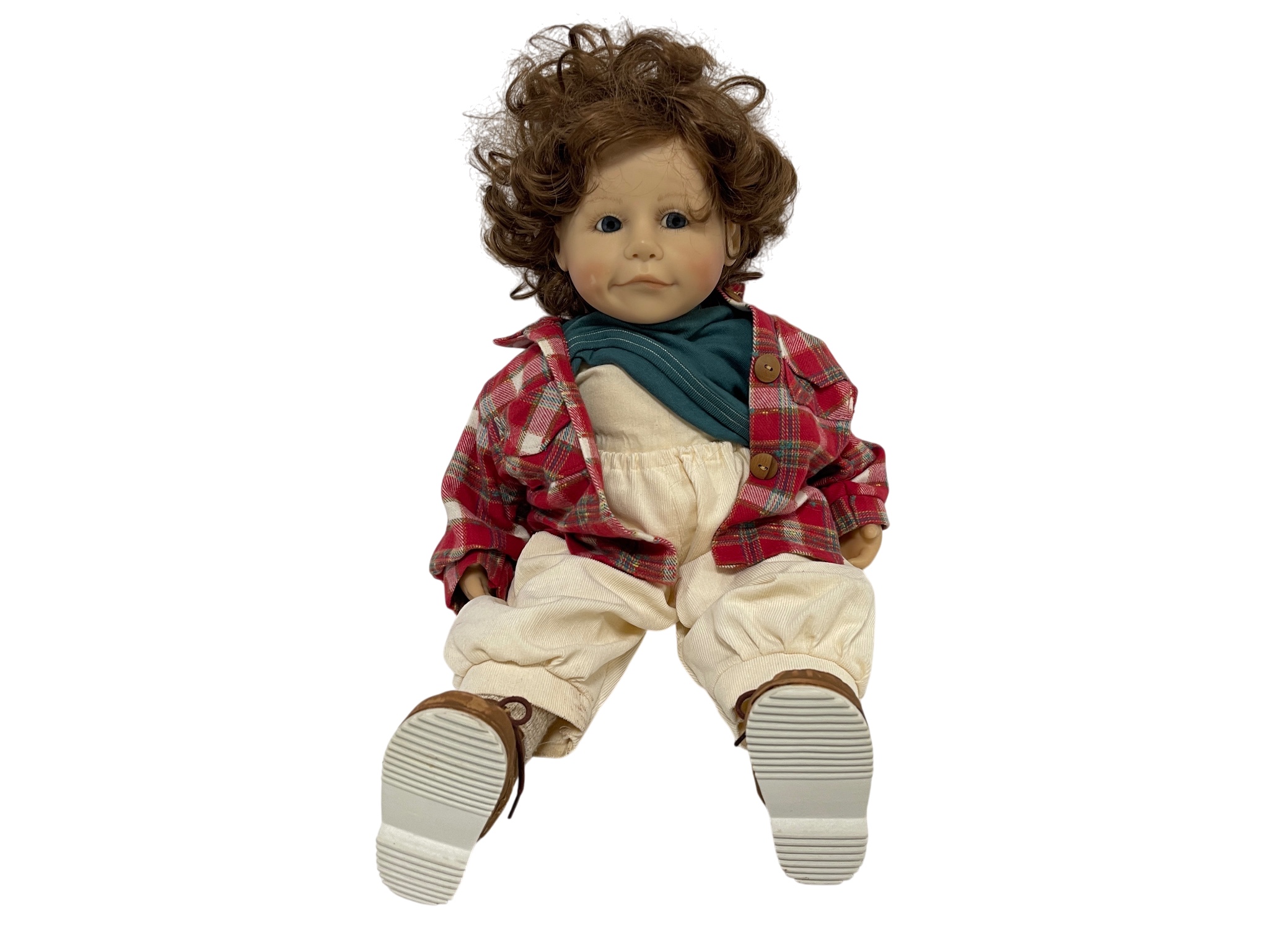Brigitte Leman Vinyl Künstlerpuppe Puppe 55 cm. Zustand siehe Fotos 