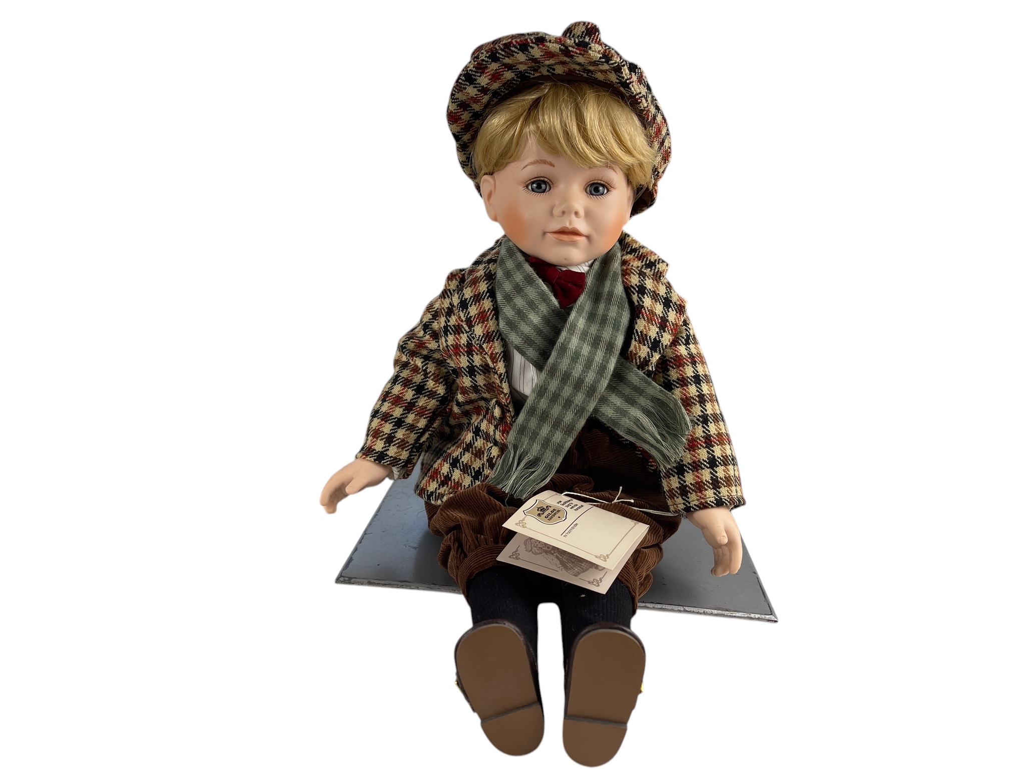 Gilde Künstlerpuppe Porzellan Sammler Puppe 47 cm. Top Zustand    