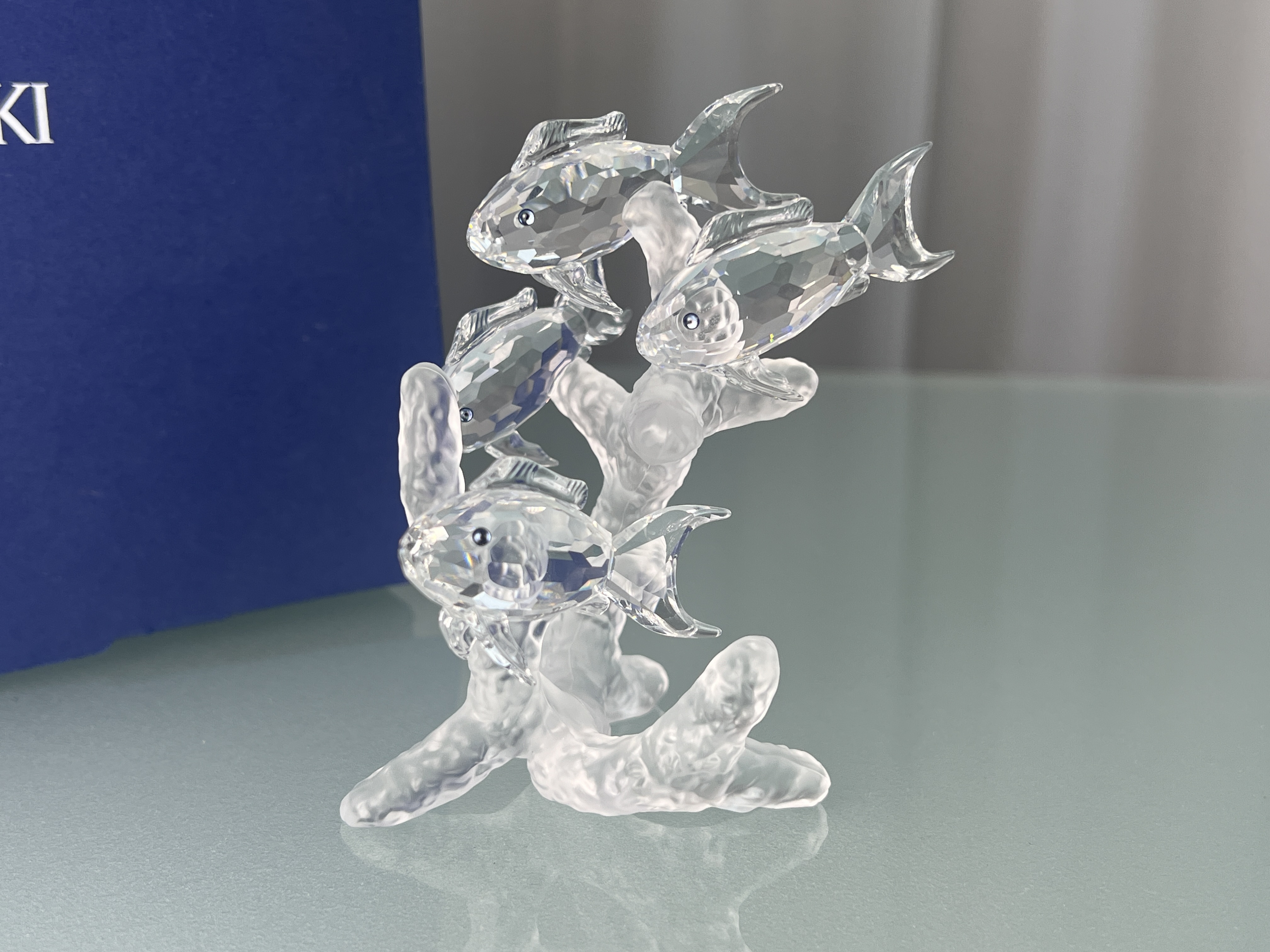 Swarovski Figur 666355 Großer Fischschwarm 10 cm, Inkl. OVP und Zertifikat  