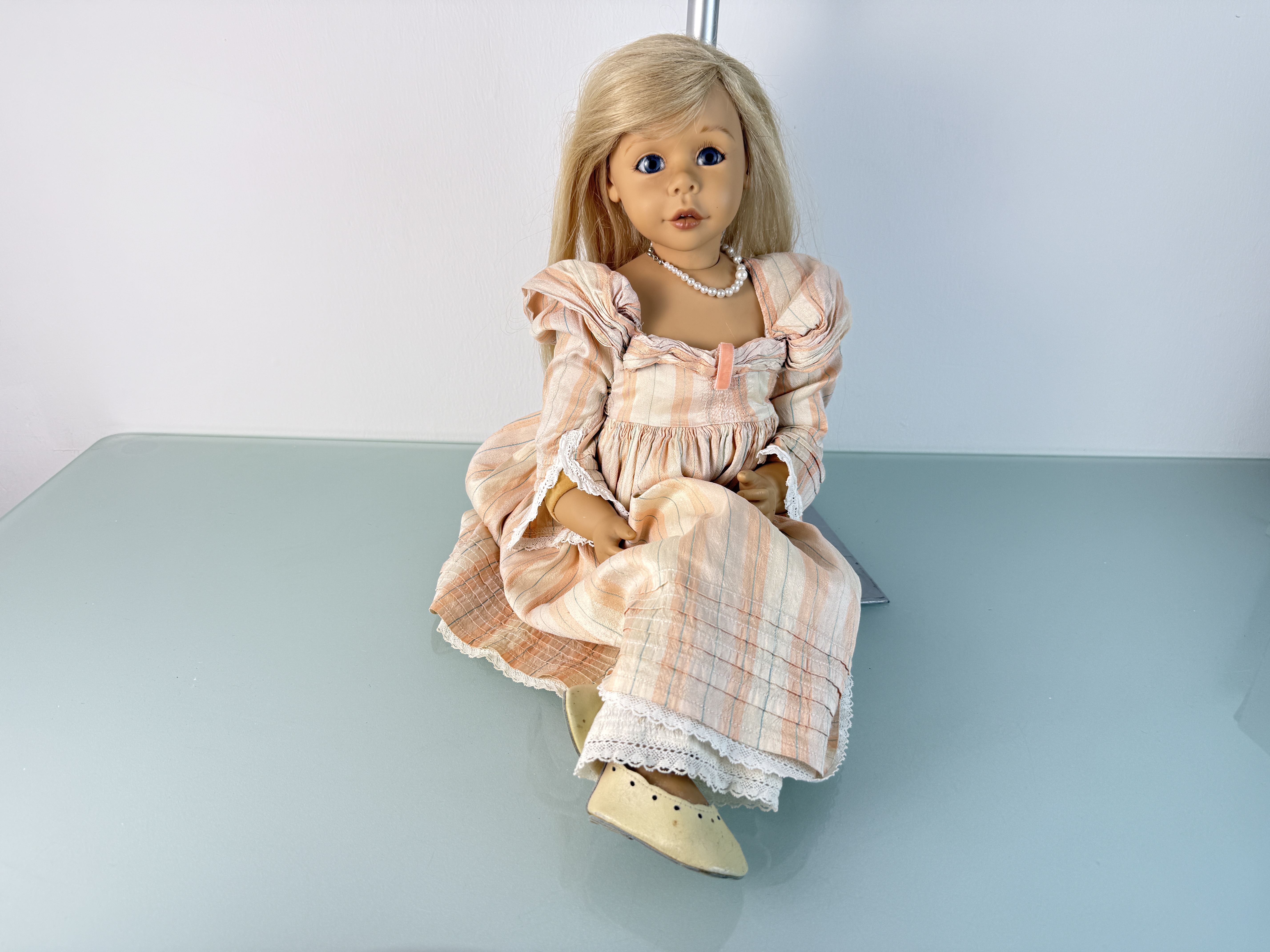 Künstlerpuppe Götz Joke Grobben Vinyl Puppe 63 cm Top Zustand 